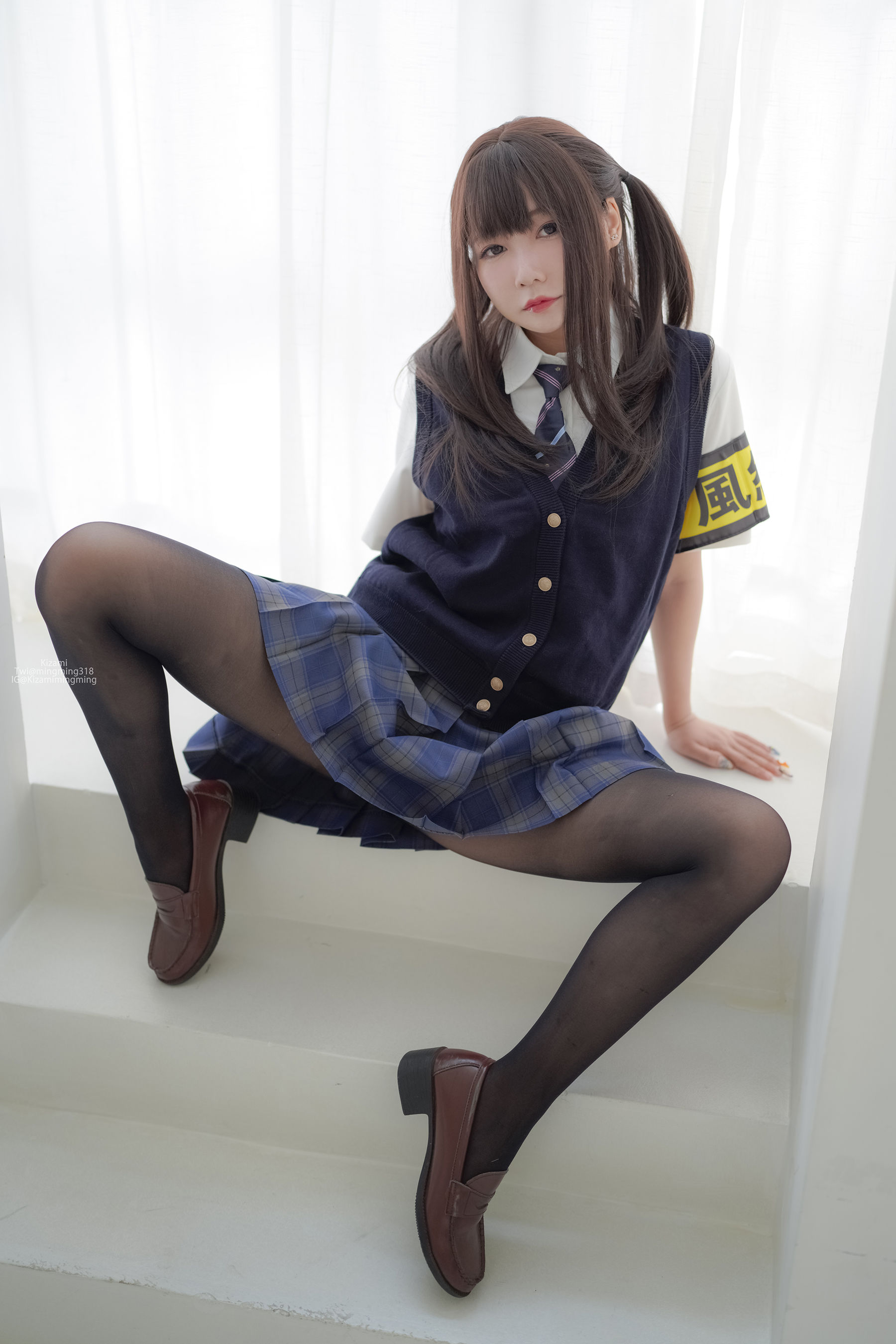 銘銘Kizami - JK黑丝-图111