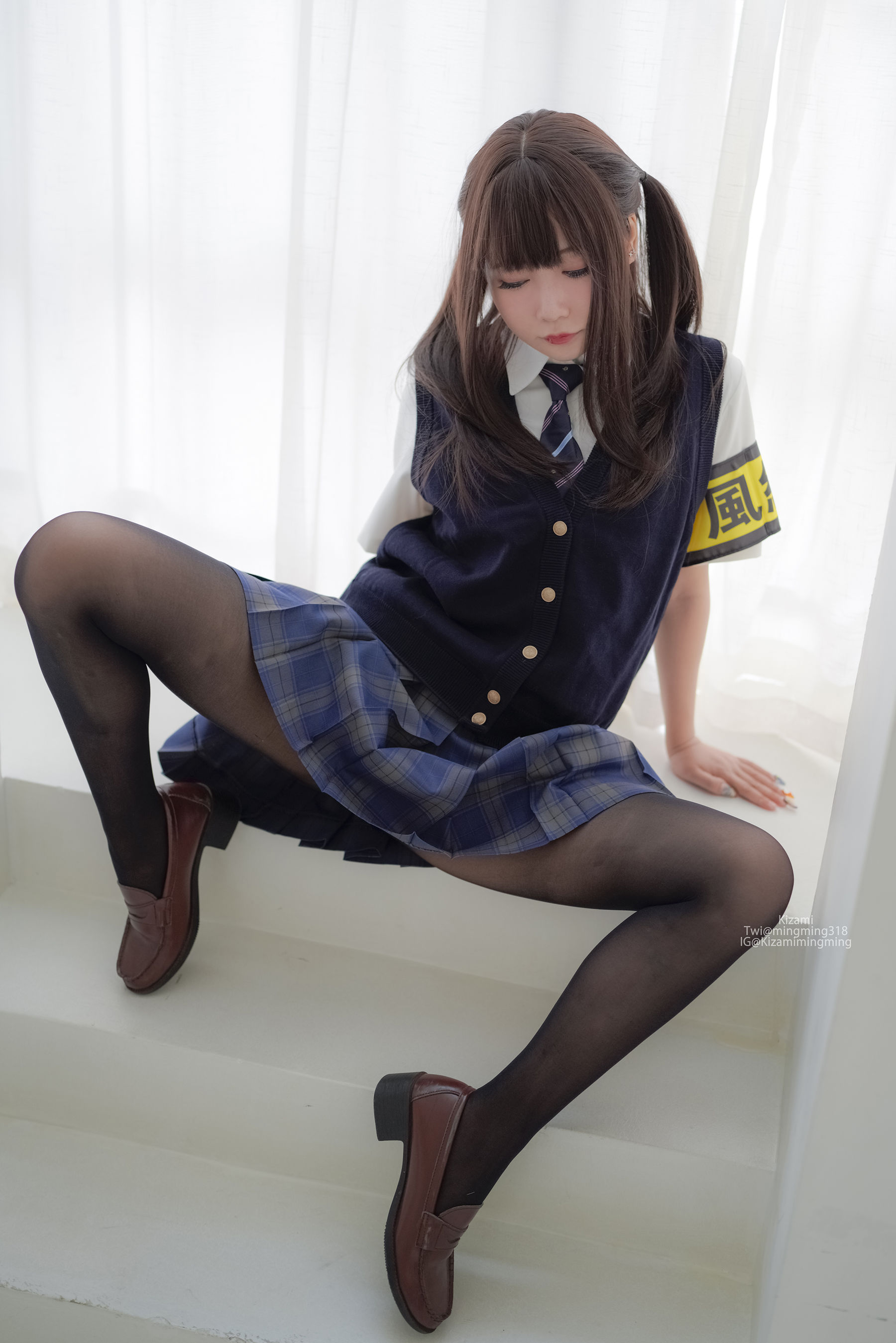 銘銘Kizami - JK黑丝-图112