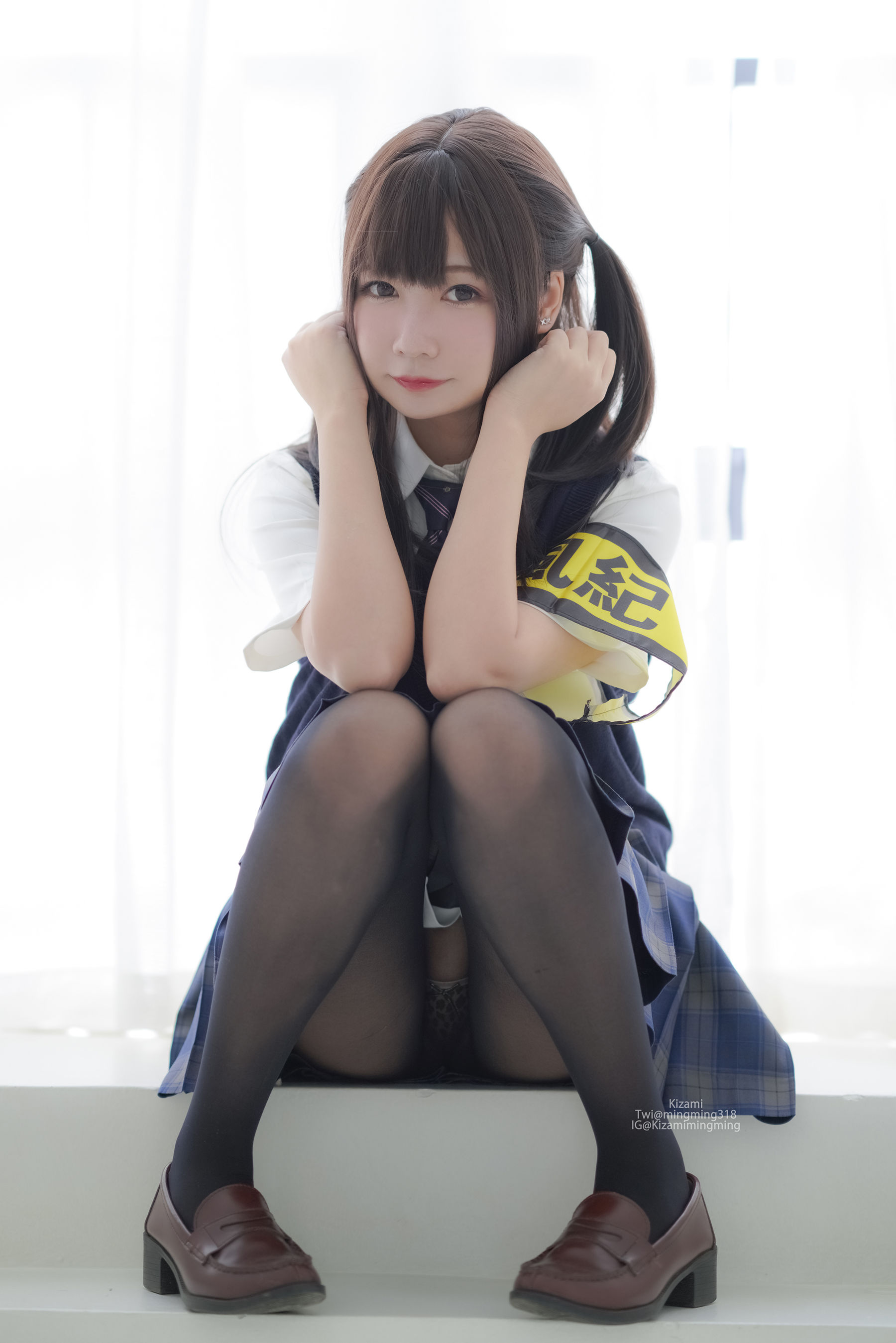 銘銘Kizami - JK黑丝-图119