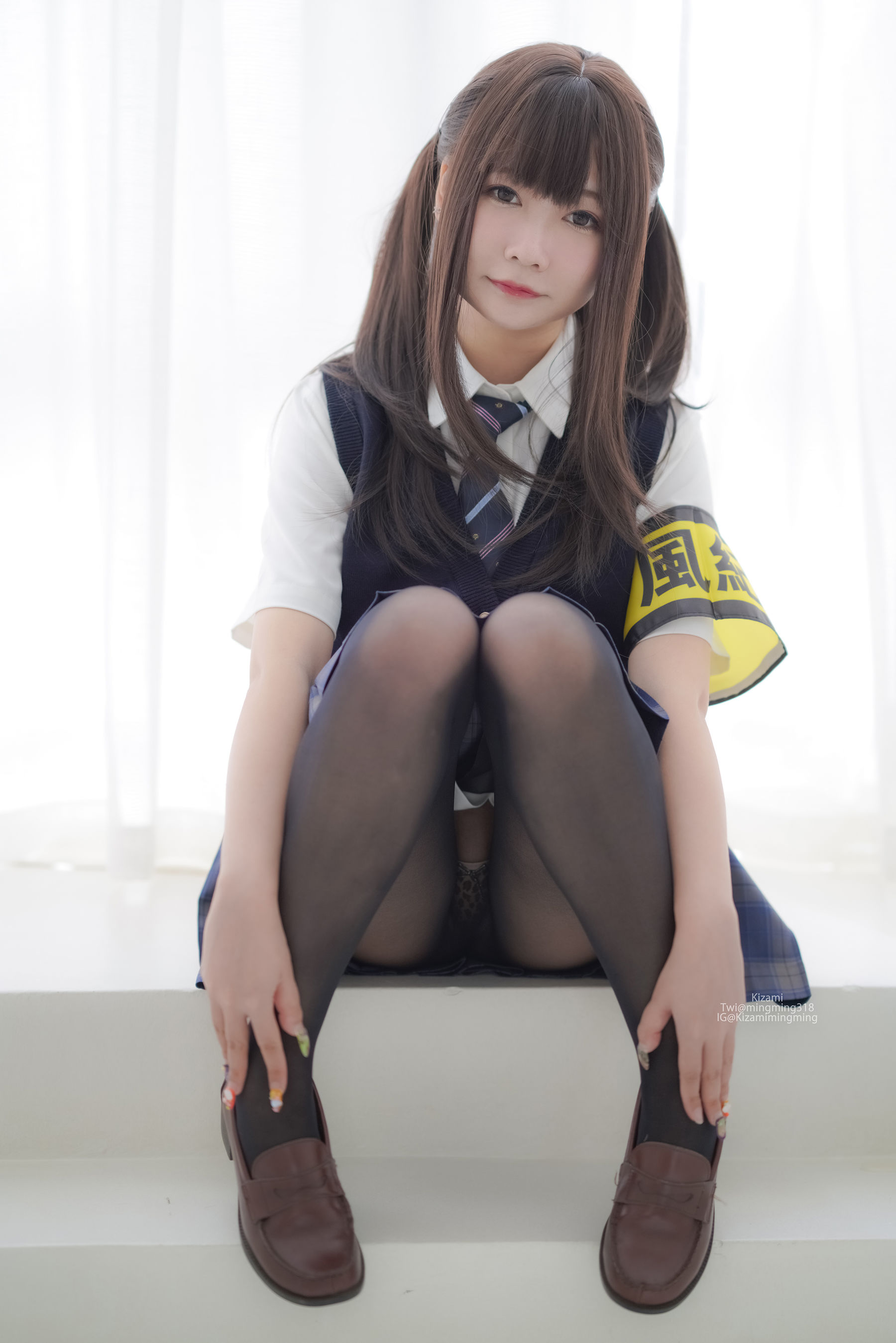 銘銘Kizami - JK黑丝-图120