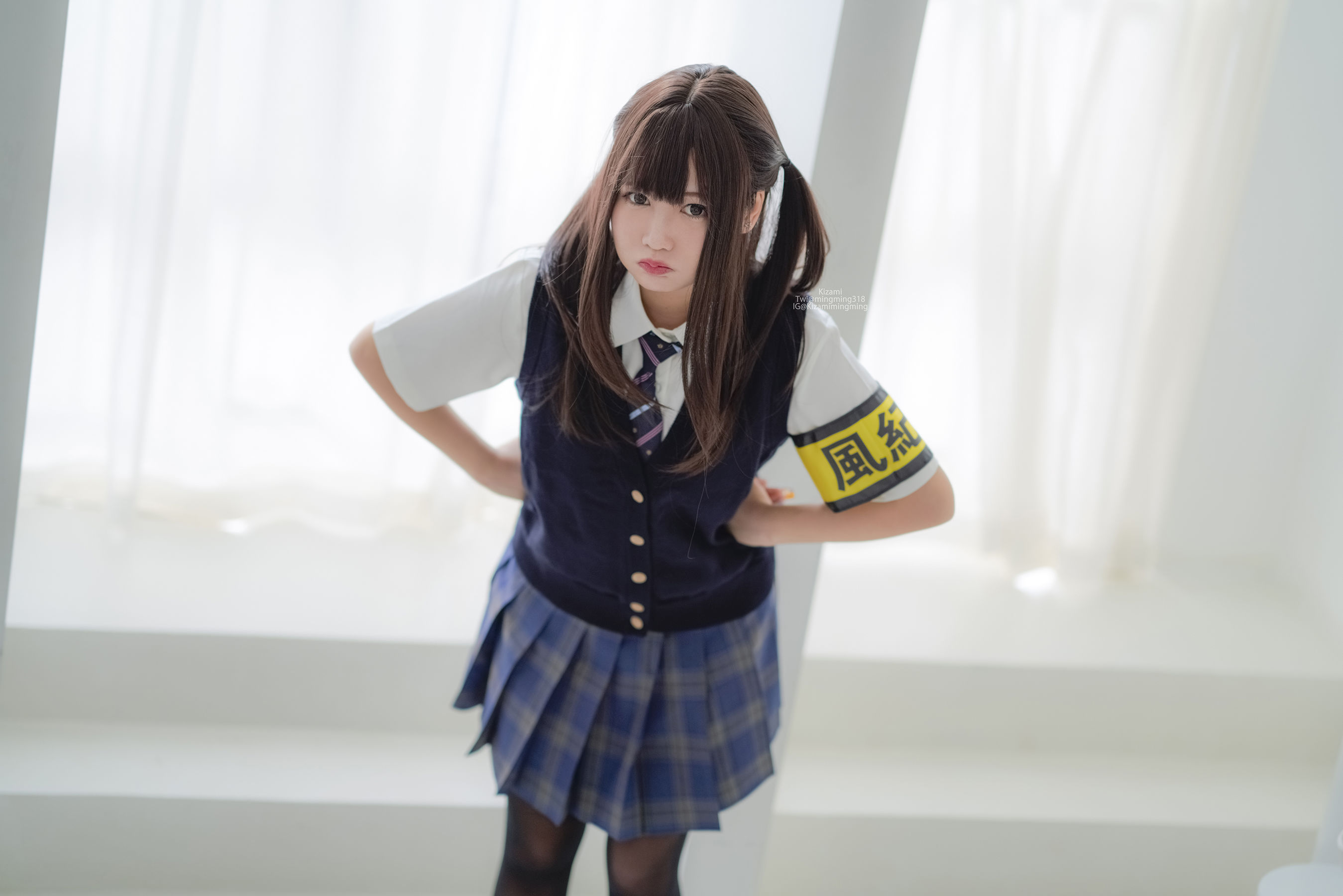 銘銘Kizami - JK黑丝-图123