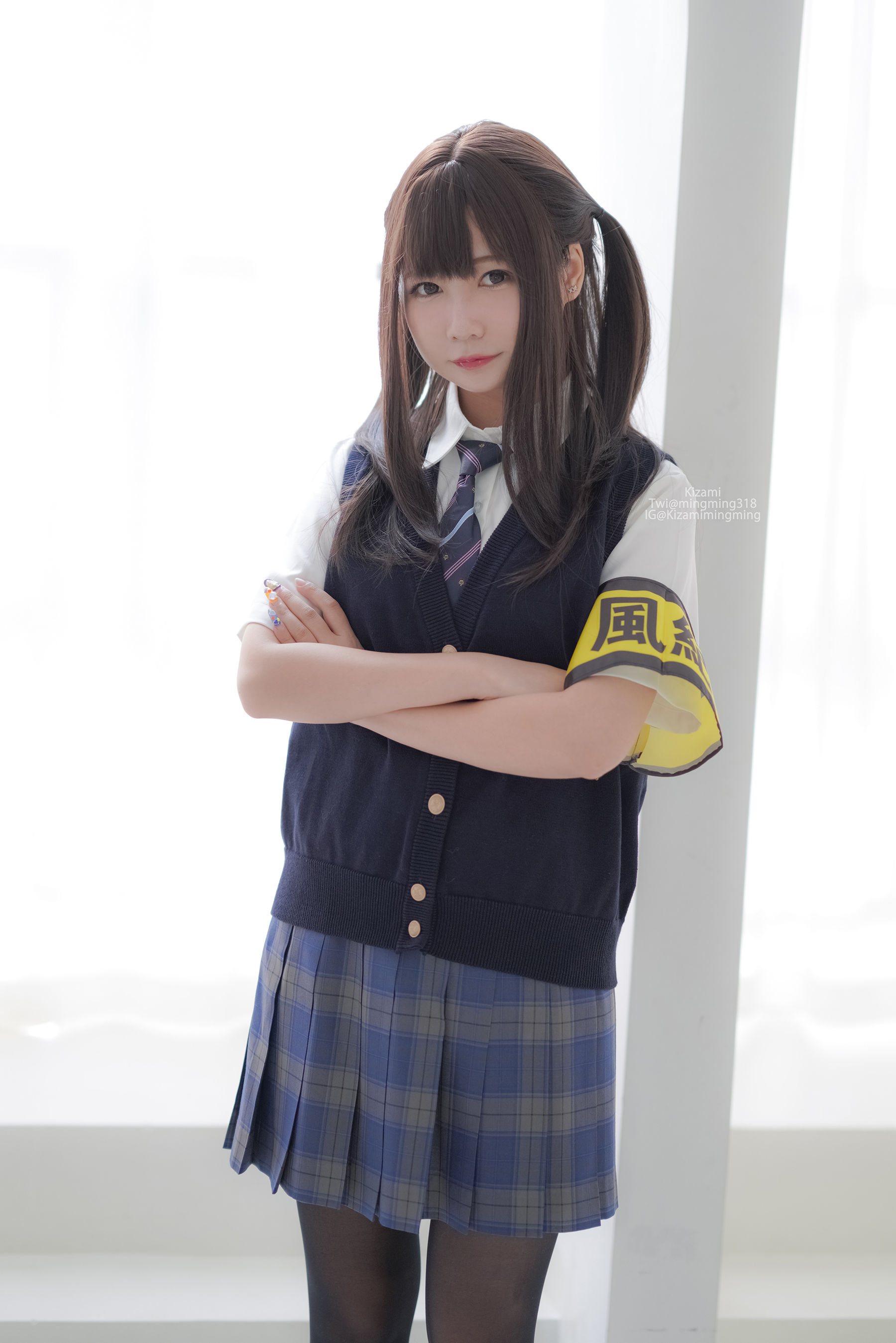 銘銘Kizami - JK黑丝-图125