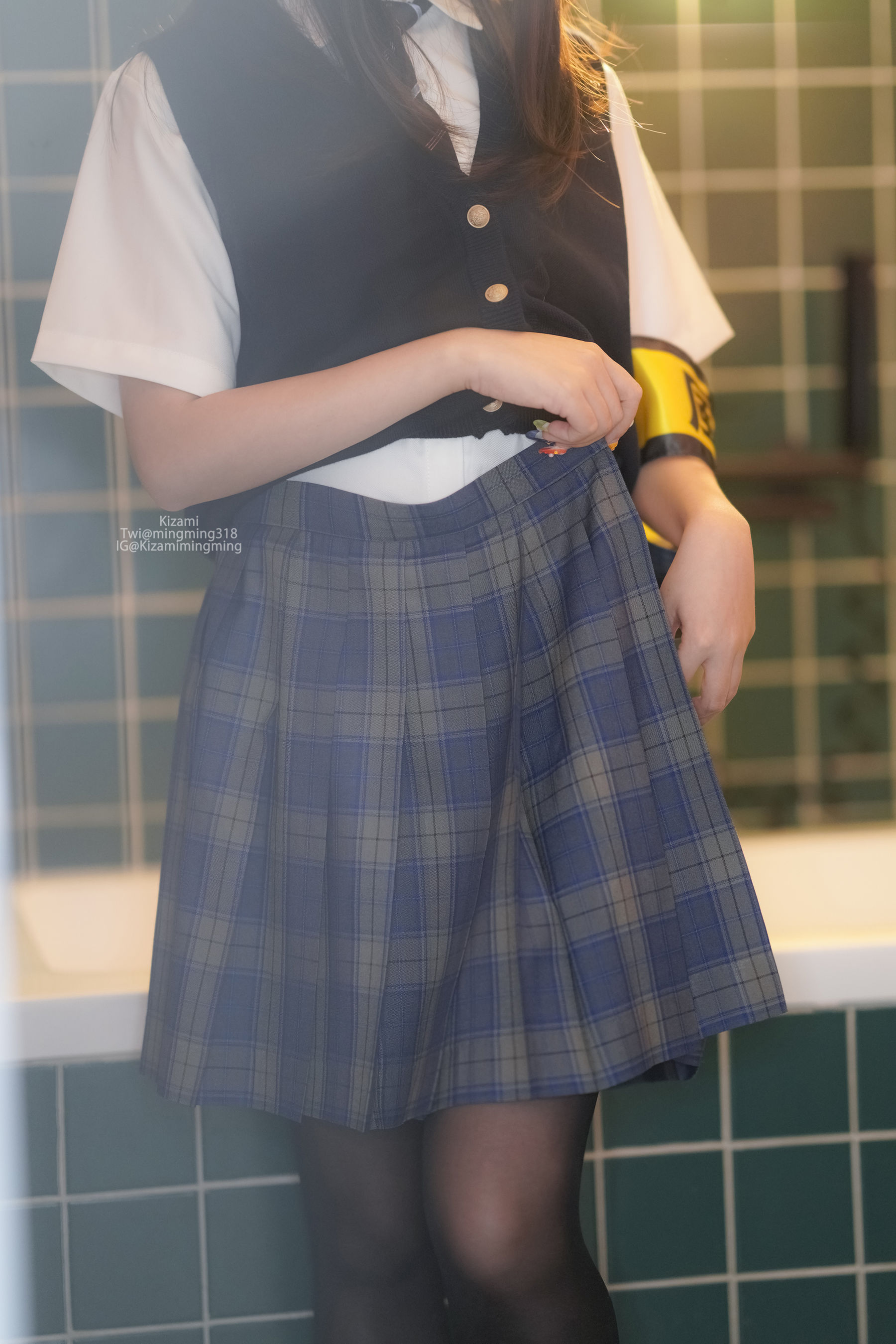 銘銘Kizami - JK黑丝-图52