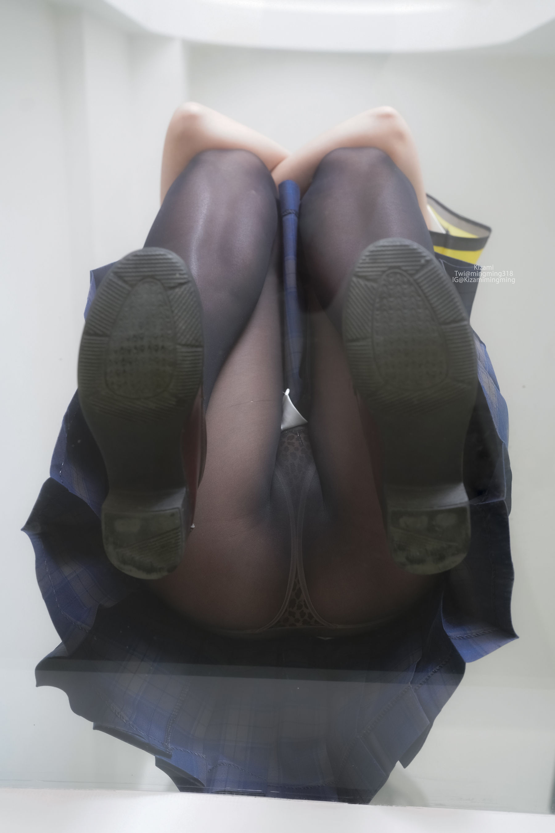 銘銘Kizami - JK黑丝-图87