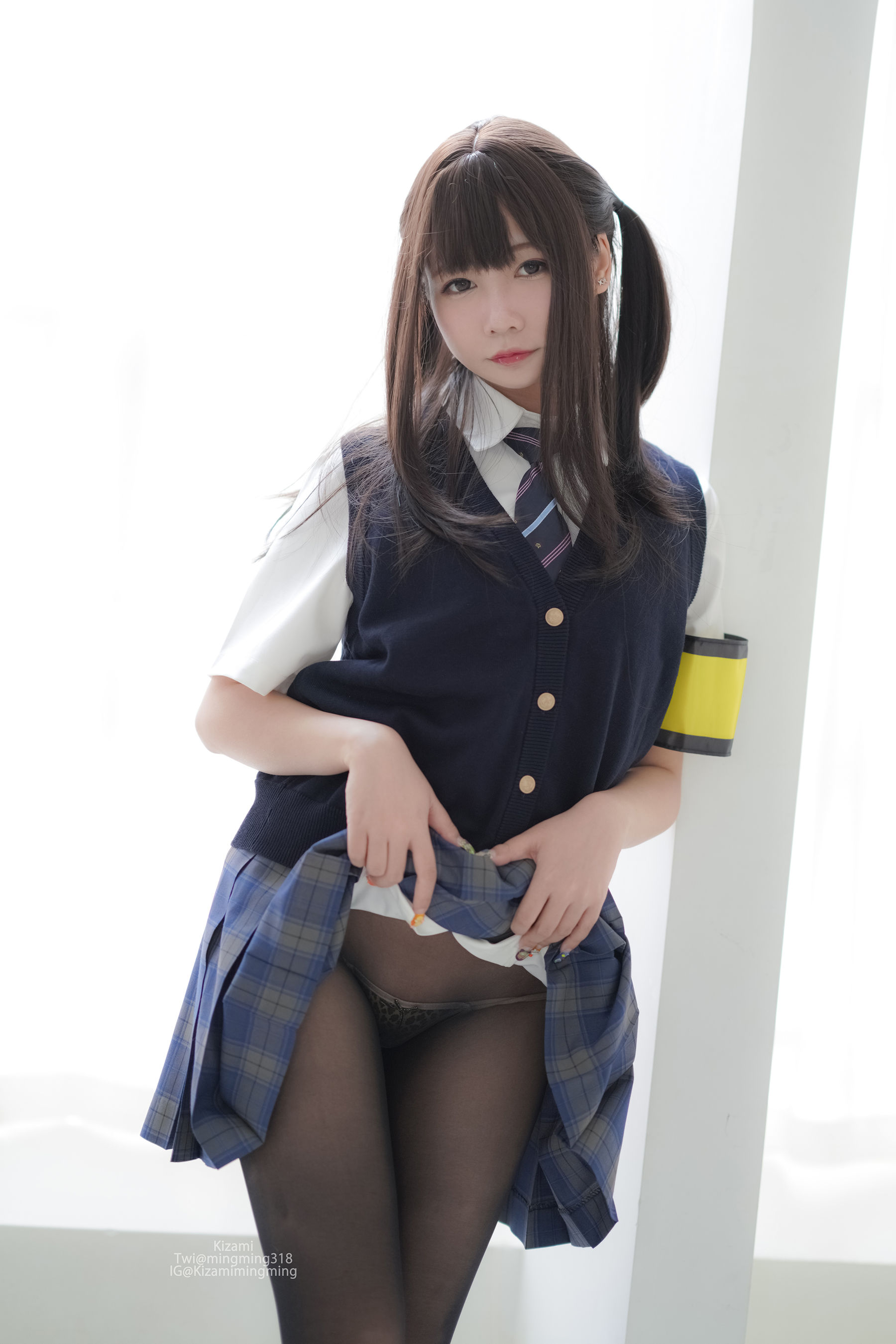 銘銘Kizami - JK黑丝-图92