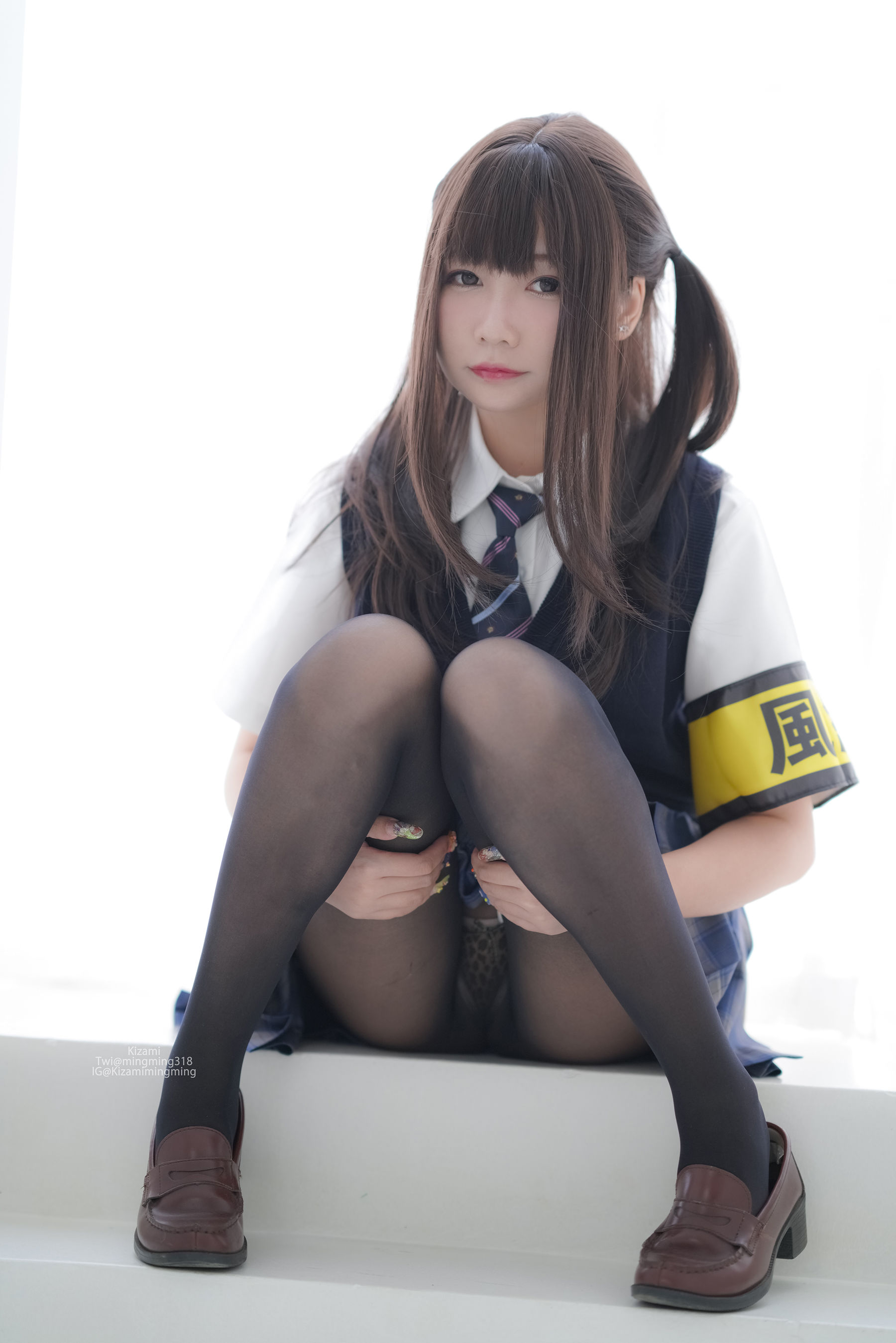 銘銘Kizami - JK黑丝-图95