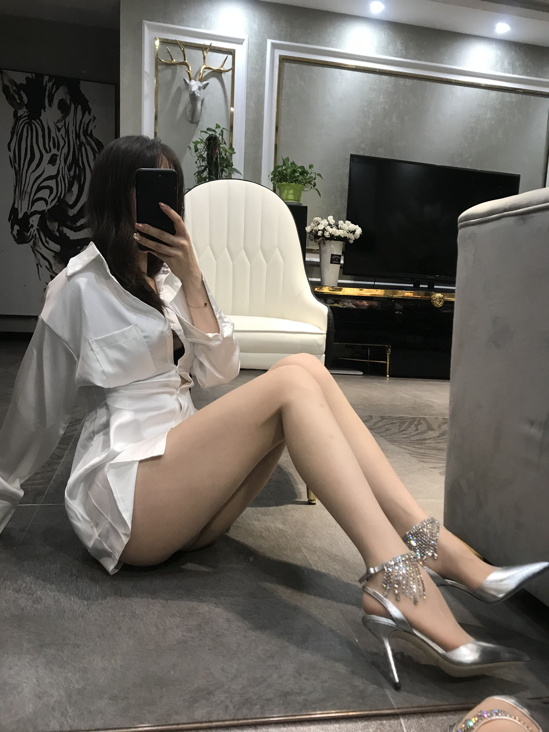 丝足博主麋鹿_Monroe 2020.07.27 寂寞之夜-图61