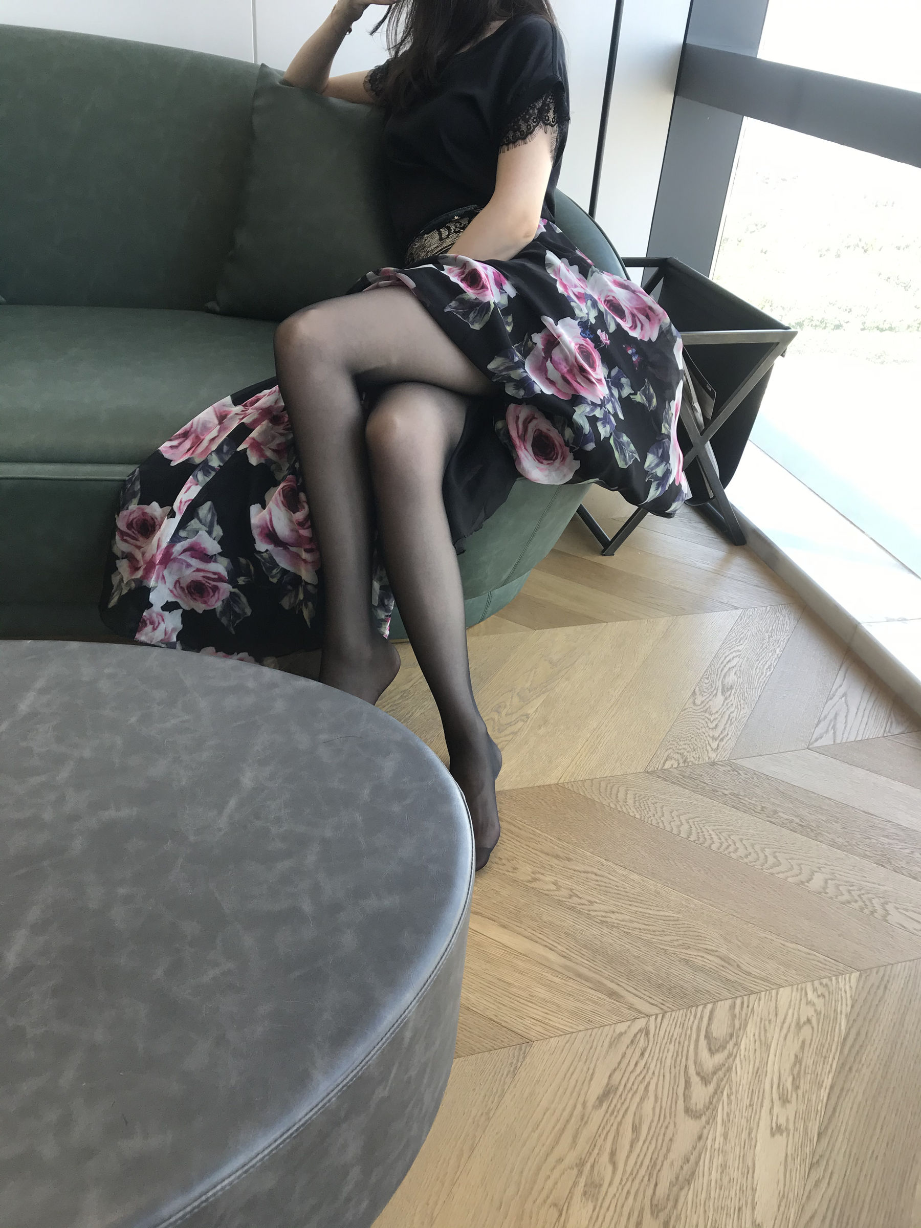 丝足博主麋鹿_Monroe 2020.08.07 奔放牡丹-图2