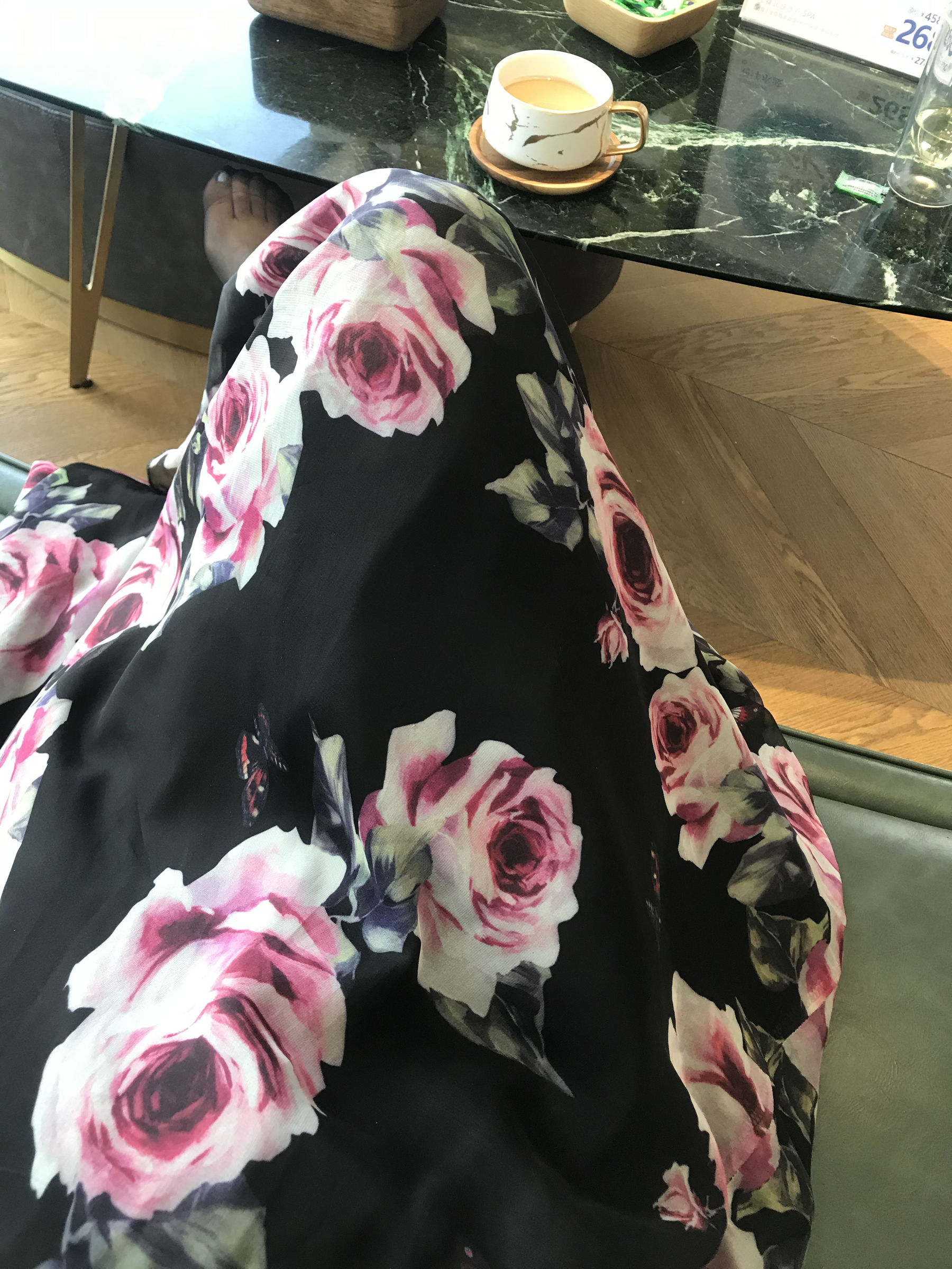 丝足博主麋鹿_Monroe 2020.08.07 奔放牡丹-图4