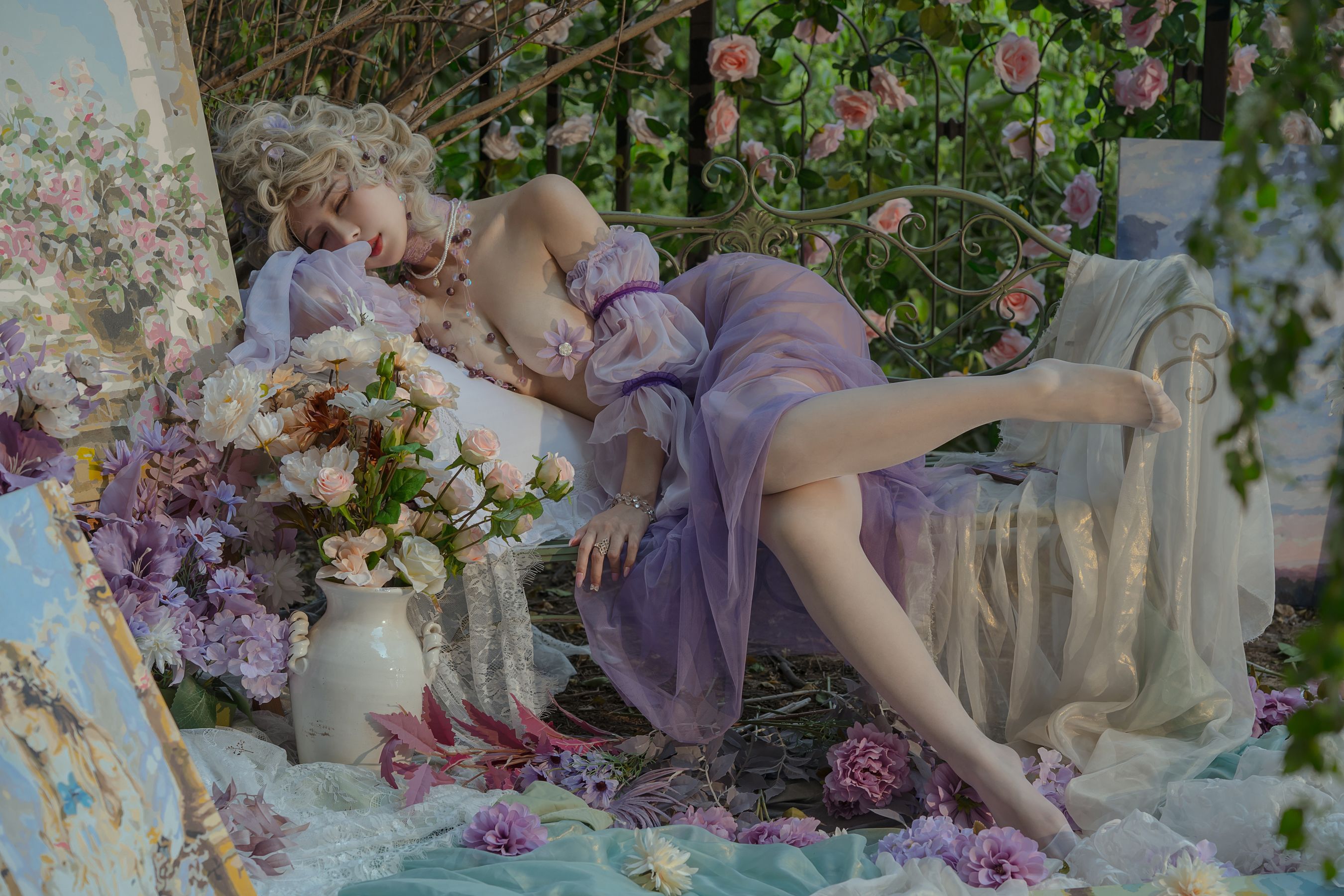 云溪溪 - 奶桃 春风-图24