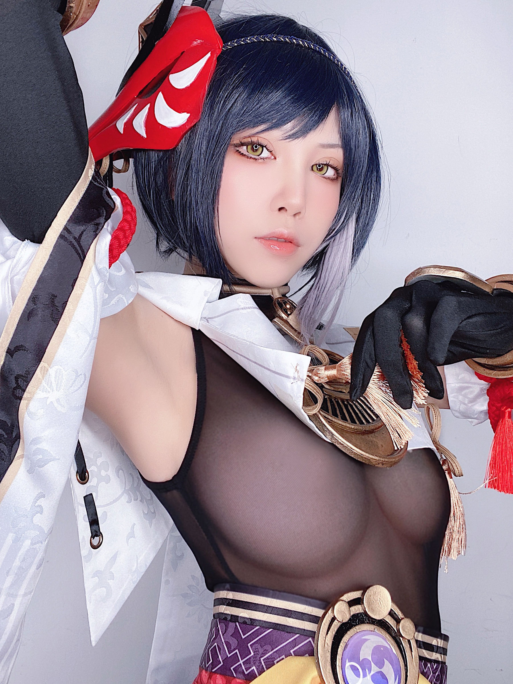 动漫博主水淼aqua - 九条裟罗 自拍-图0