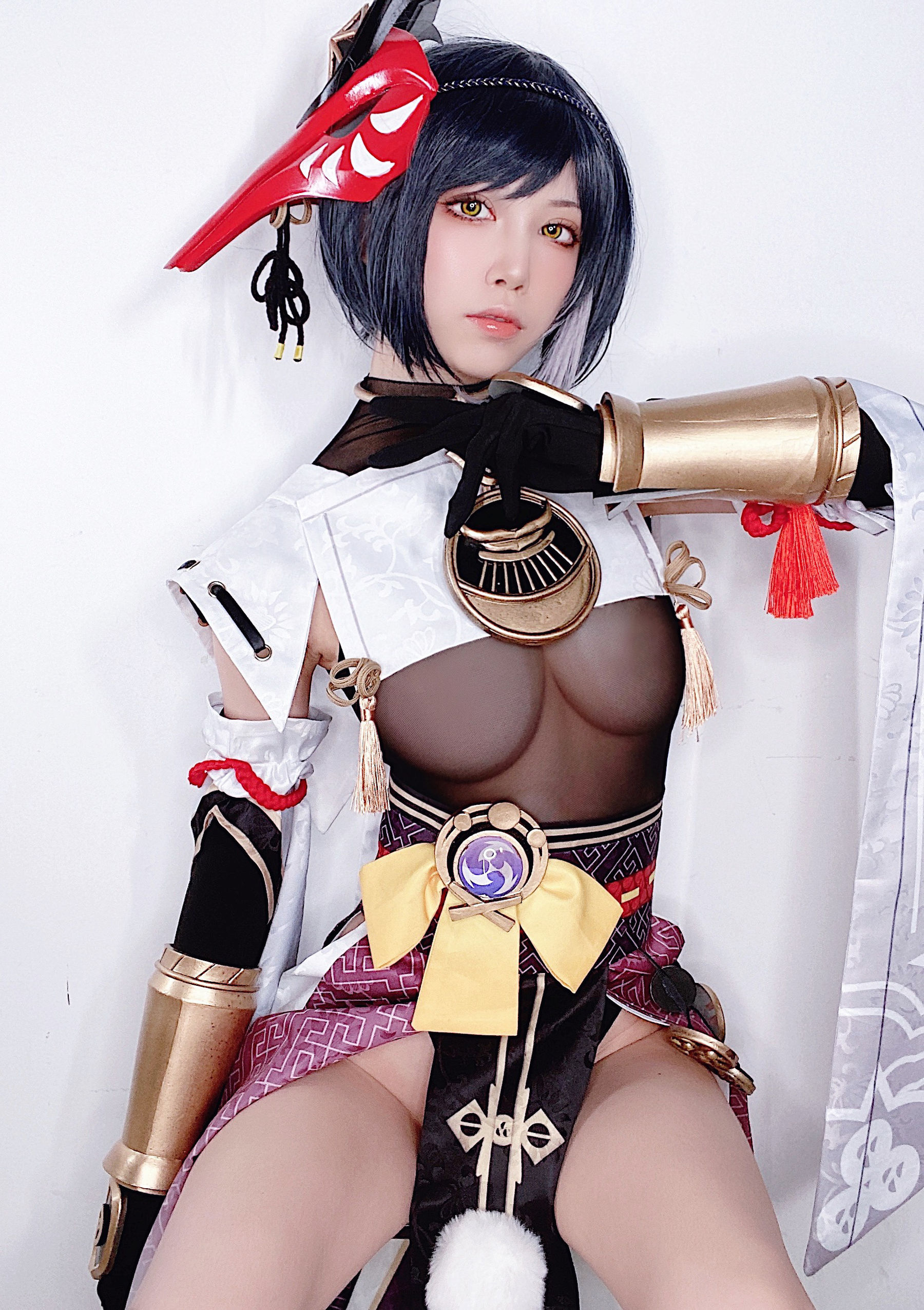 动漫博主水淼aqua - 九条裟罗 自拍-图24