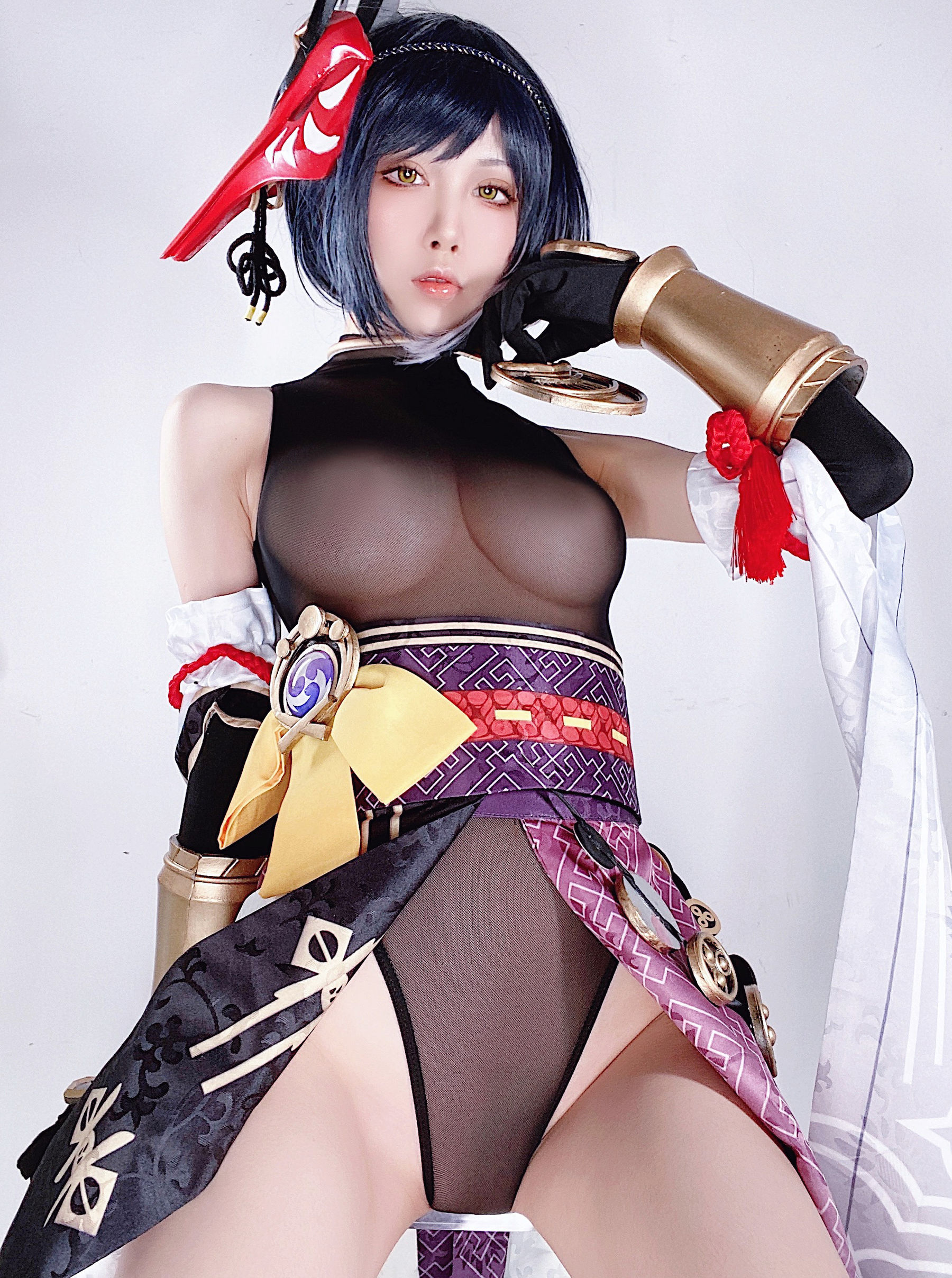 动漫博主水淼aqua - 九条裟罗 自拍-图30