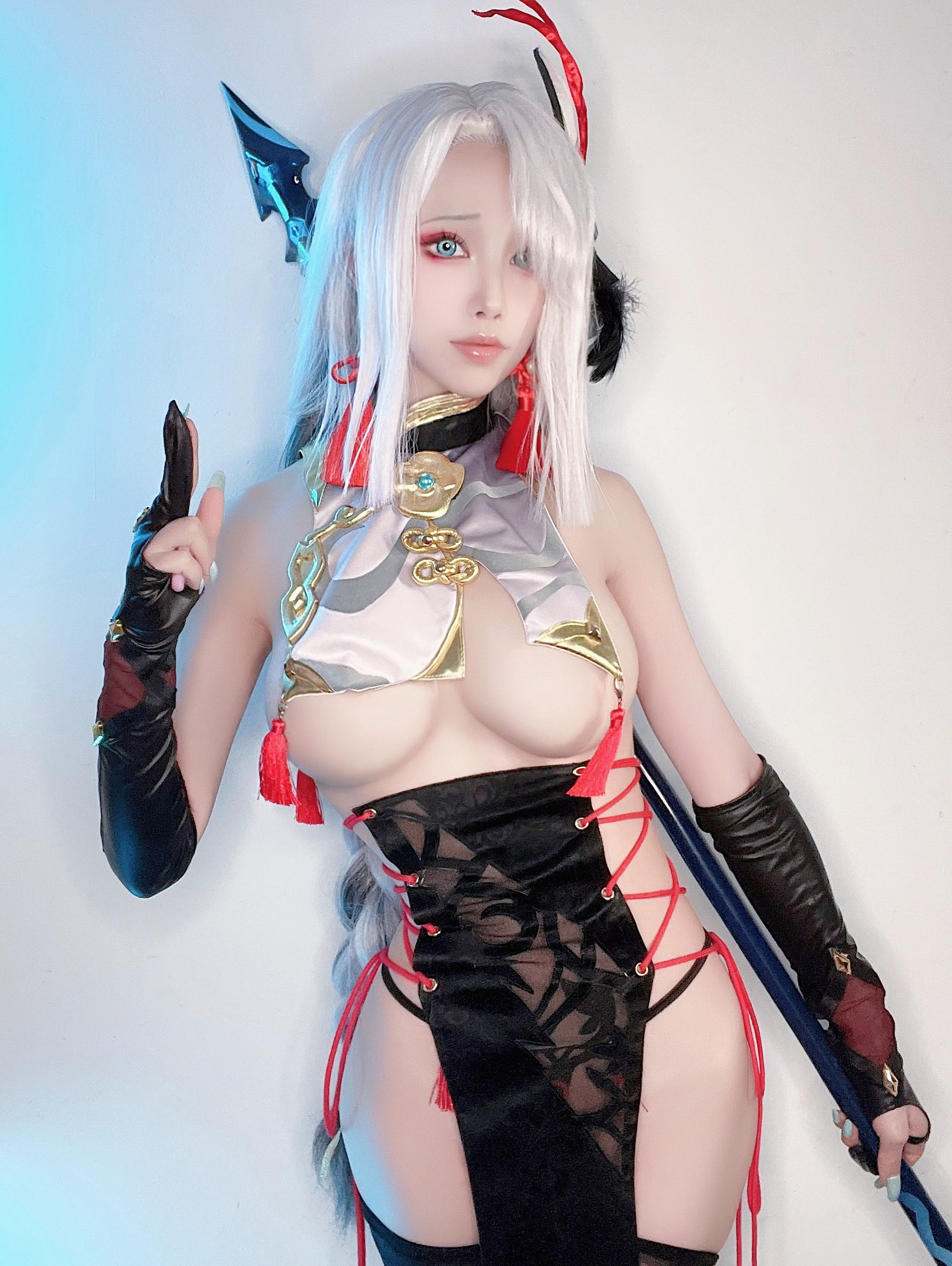 动漫博主水淼aqua - 原神 申鹤-图140