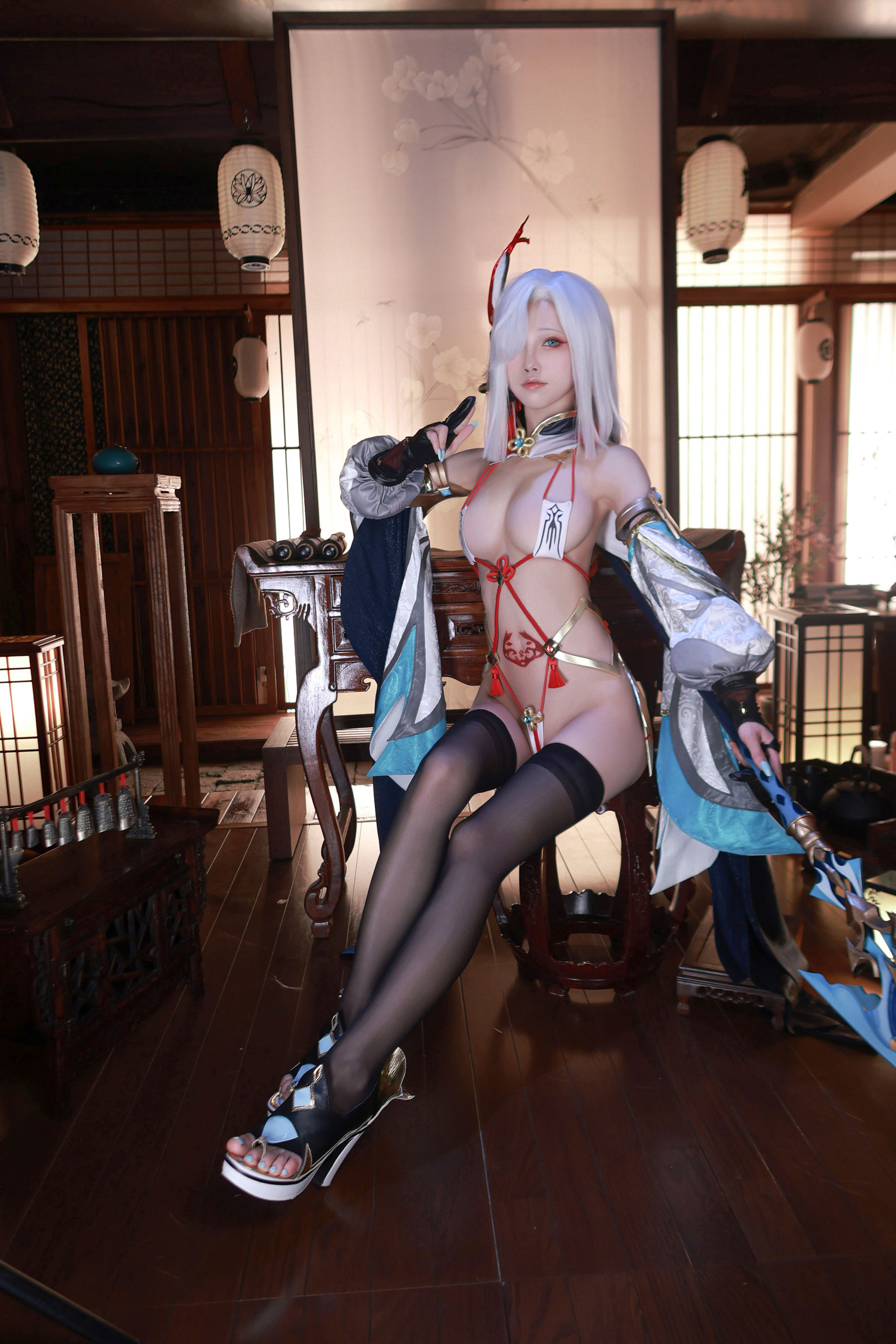 动漫博主水淼aqua - 原神 申鹤-图30