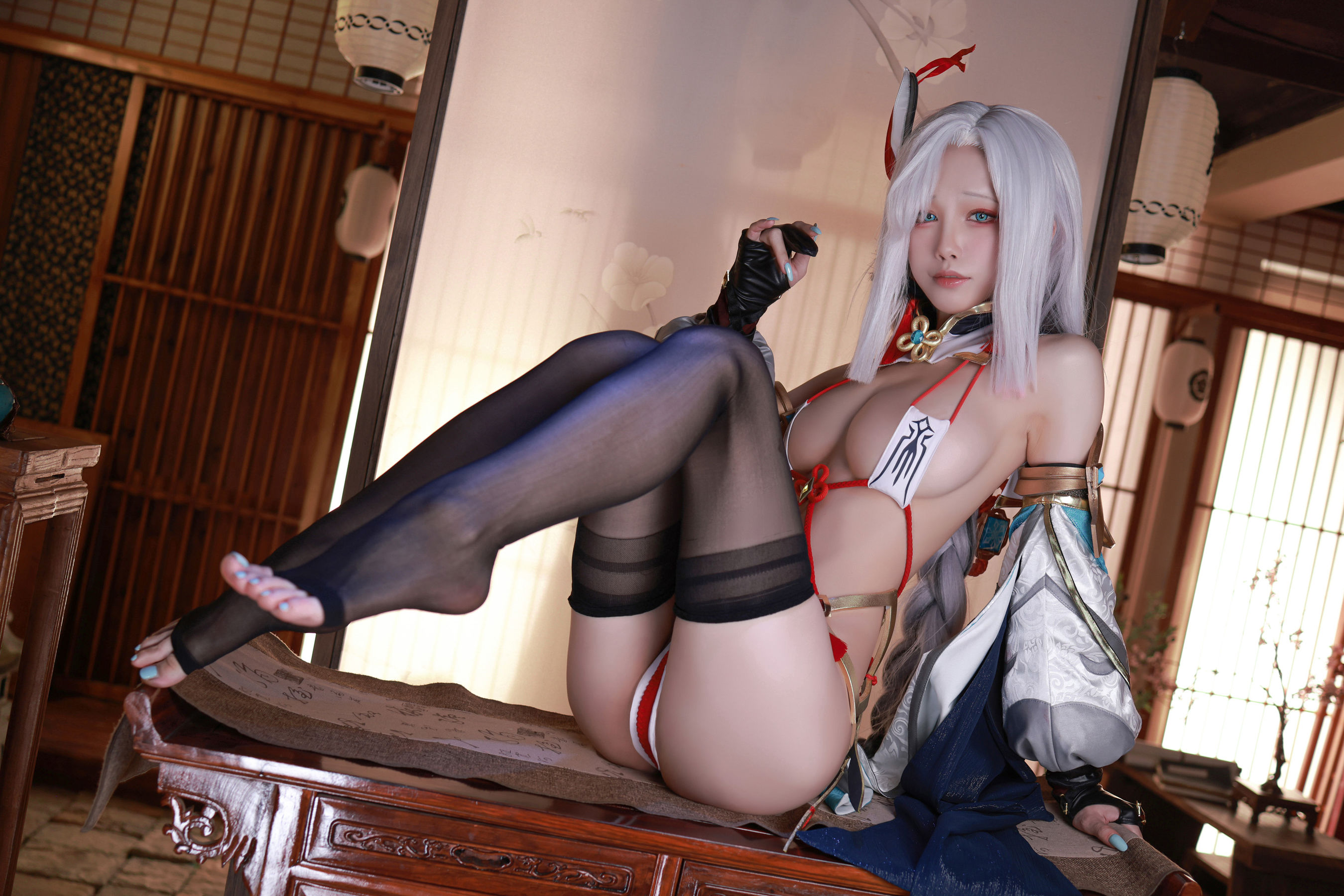 动漫博主水淼aqua - 原神 申鹤-图70