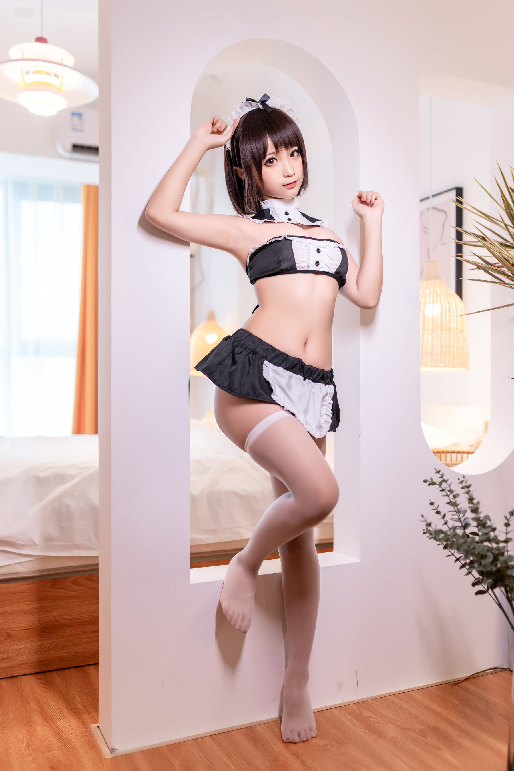 动漫博主蠢沫沫 - 撩汉女仆-图1