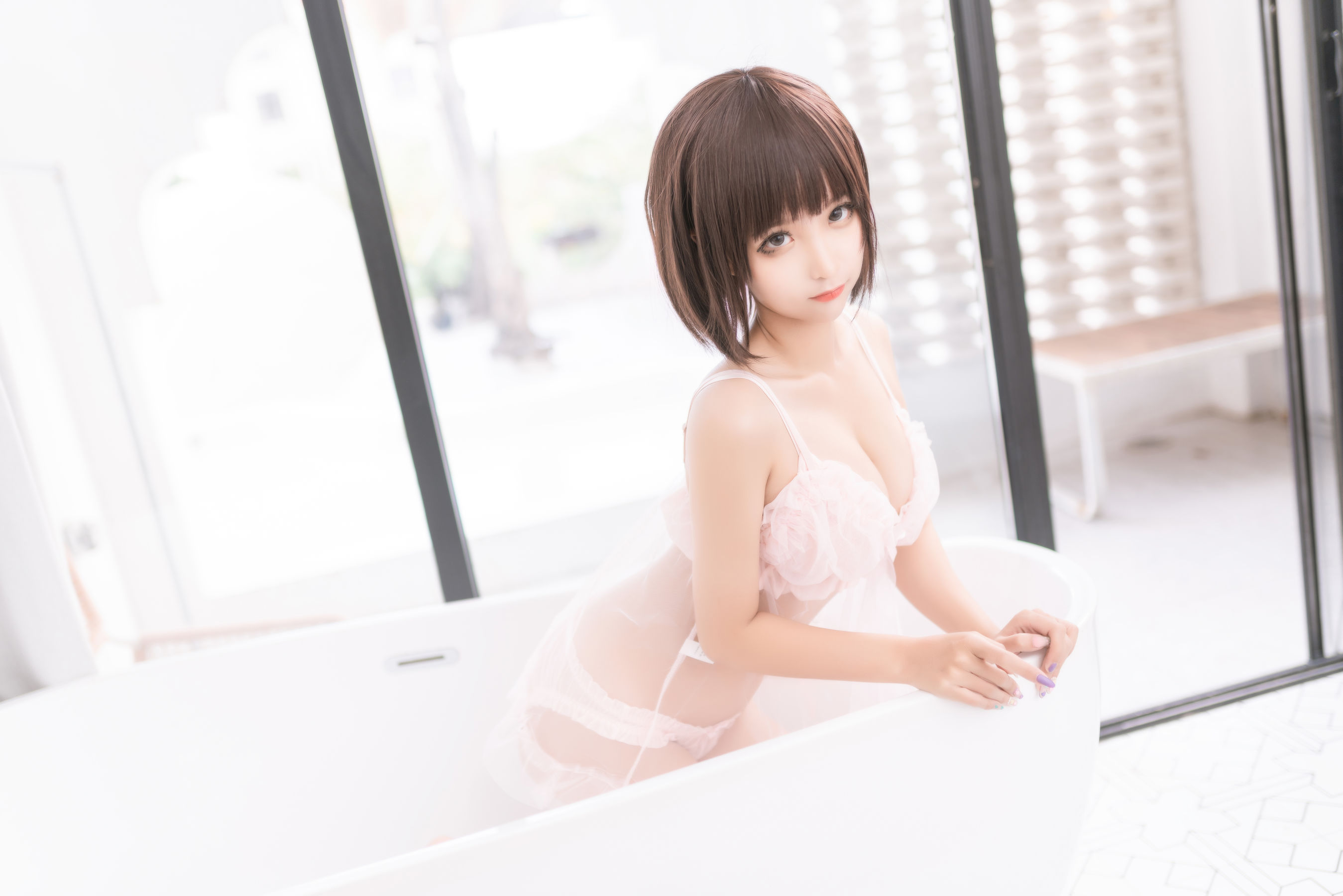 动漫博主蠢沫沫 - 粉纱-图2