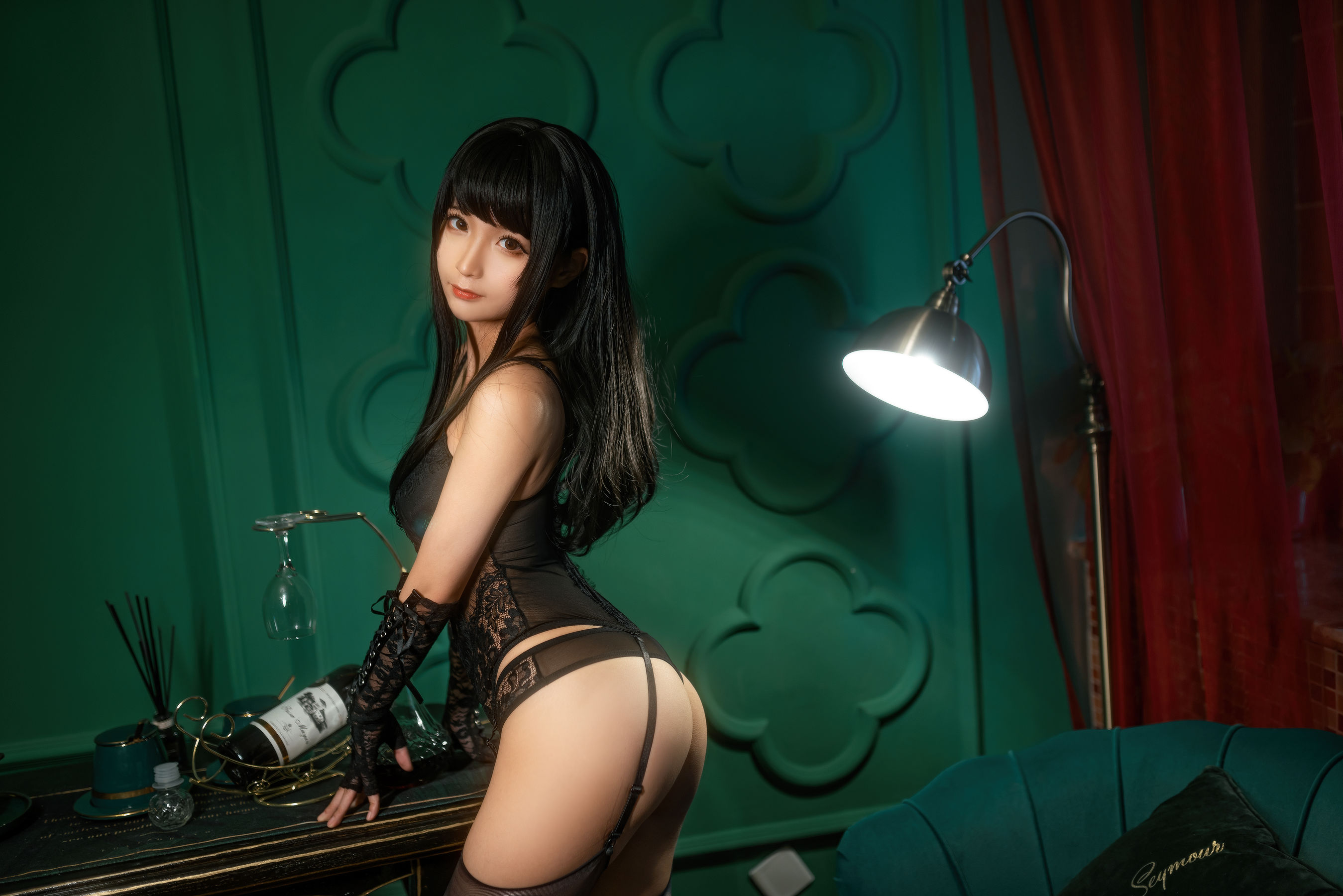 动漫博主蠢沫沫 - 黑内衣-图14