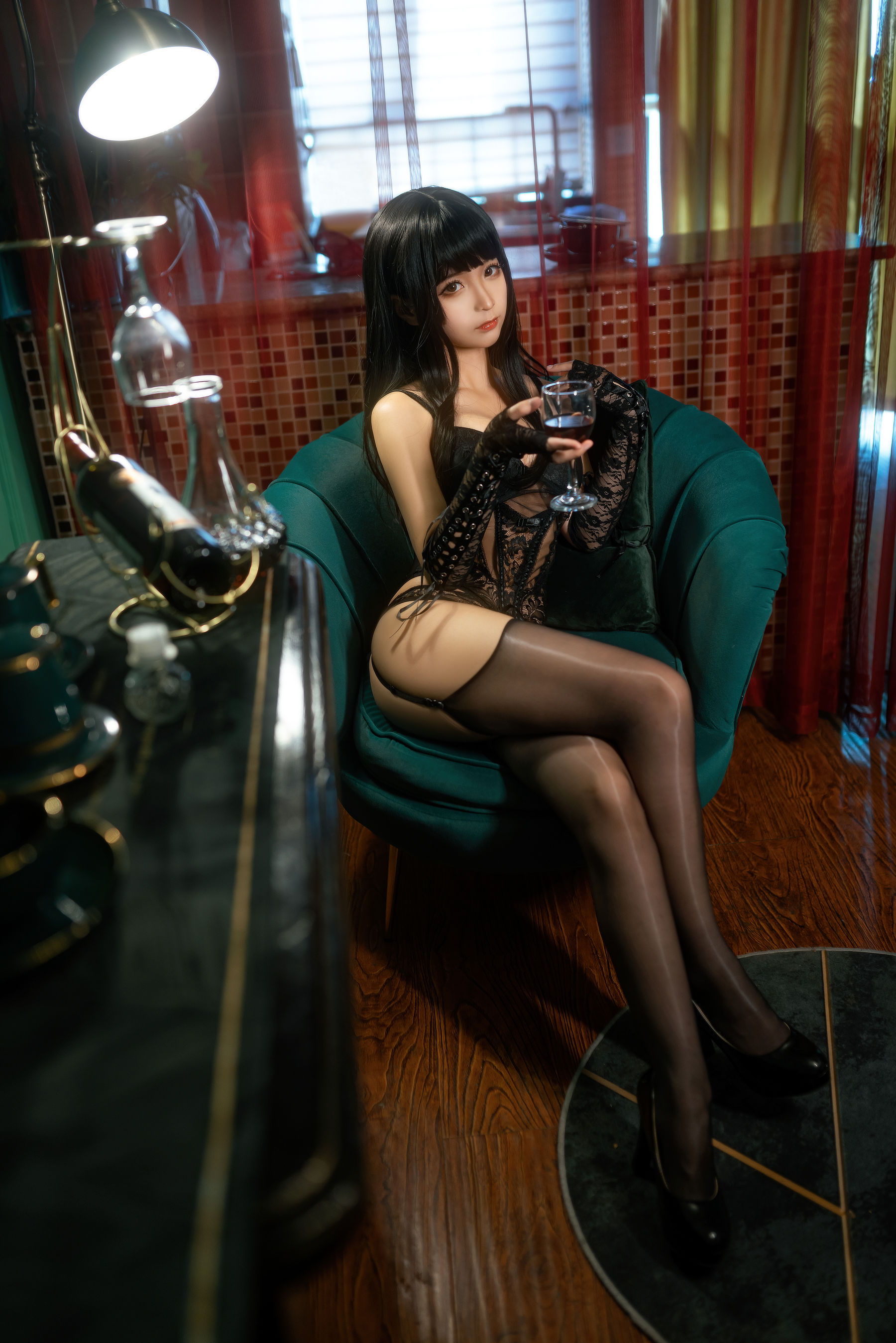 动漫博主蠢沫沫 - 黑内衣-图6