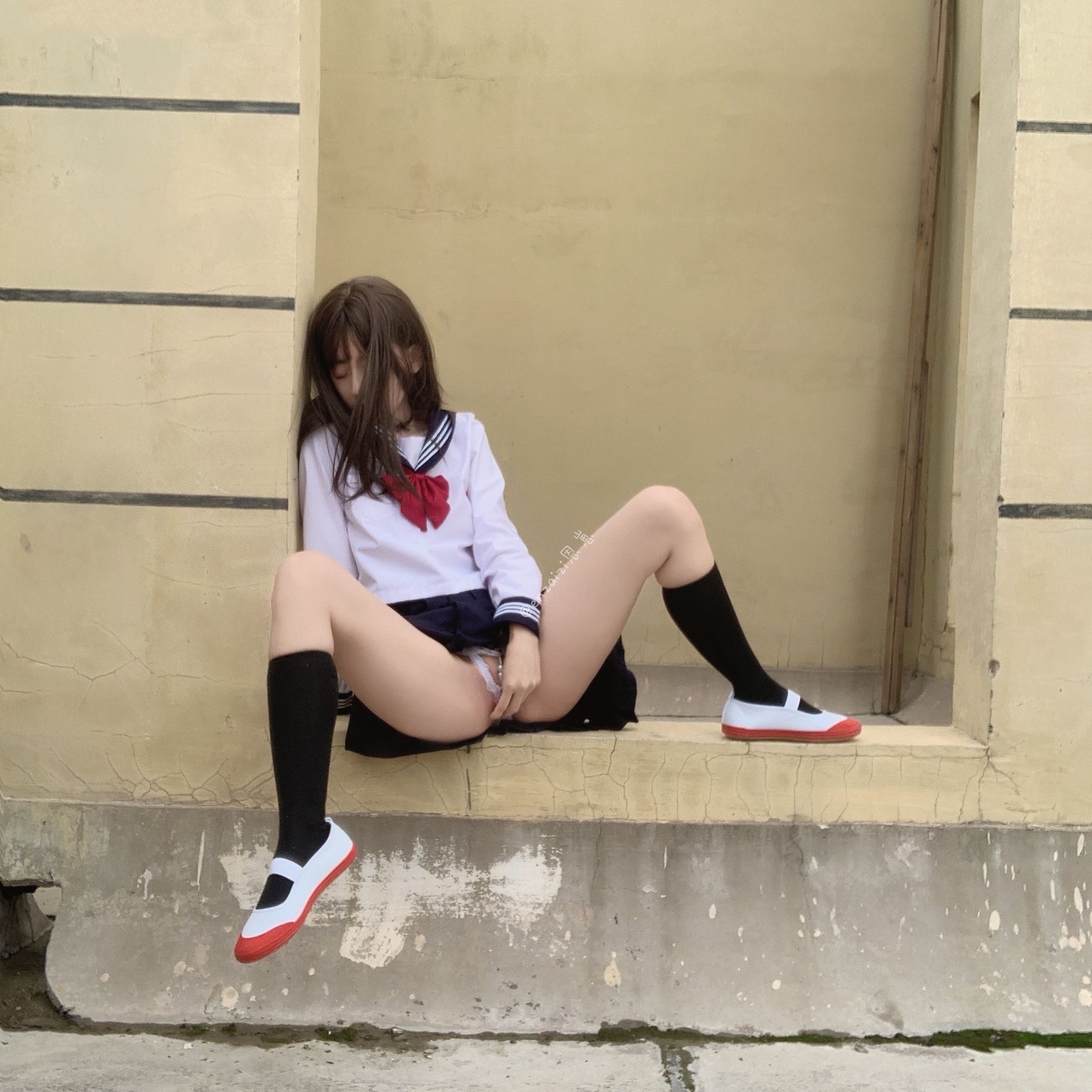 恩崽 - 天台水手服-图122