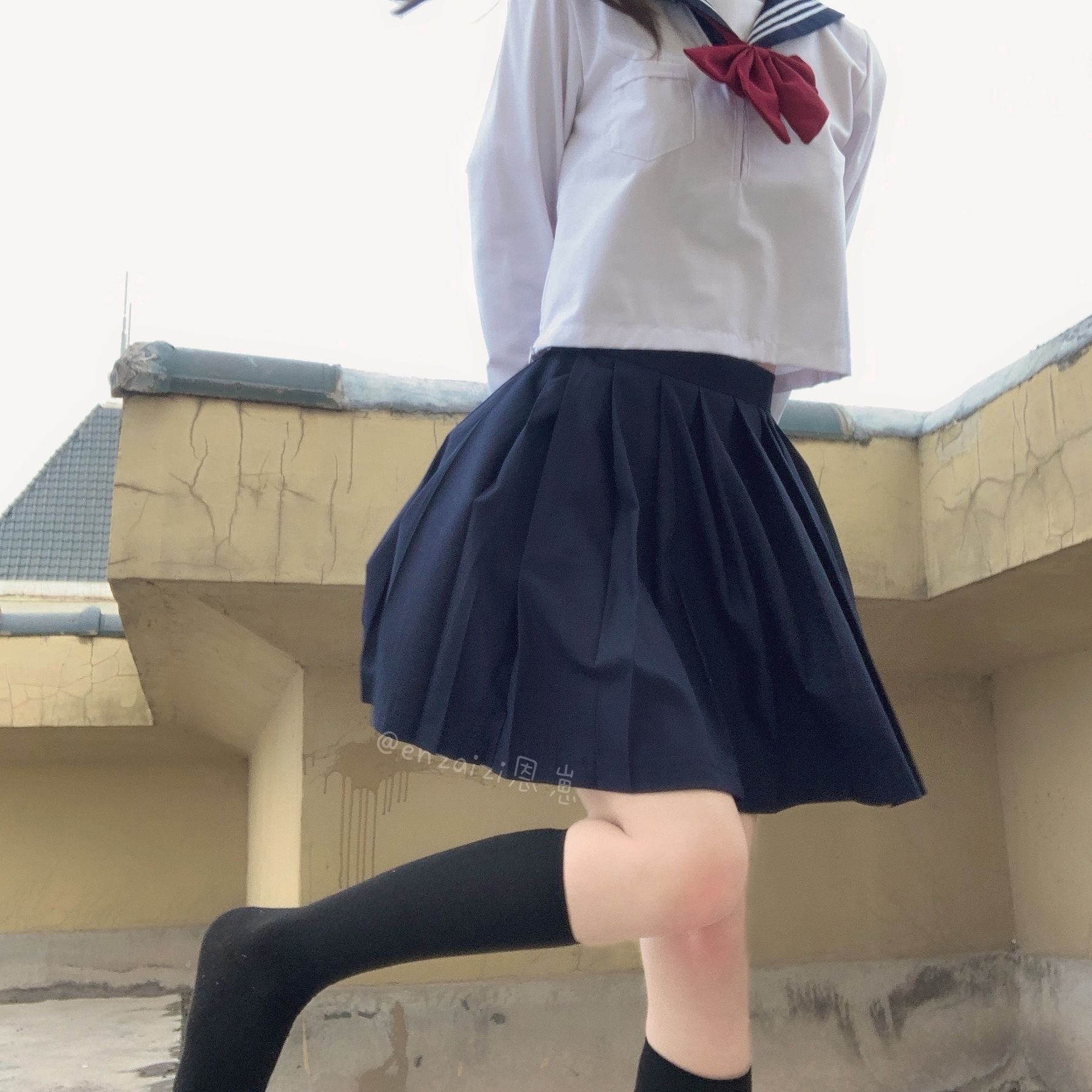 恩崽 - 天台水手服-图5