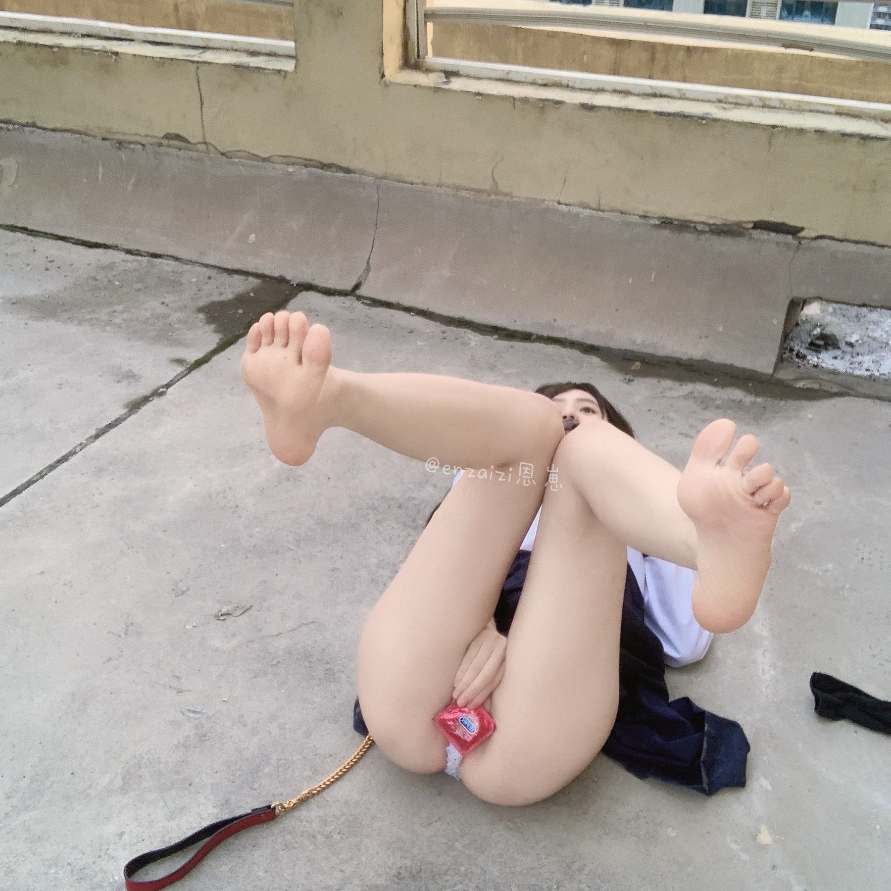 恩崽 - 天台水手服-图62