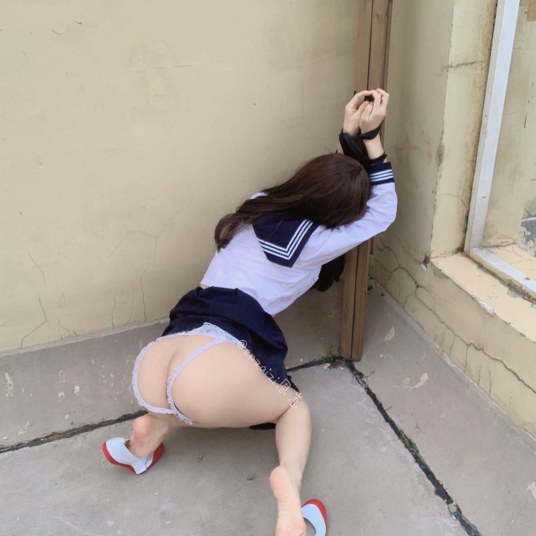 恩崽 - 天台水手服-图72