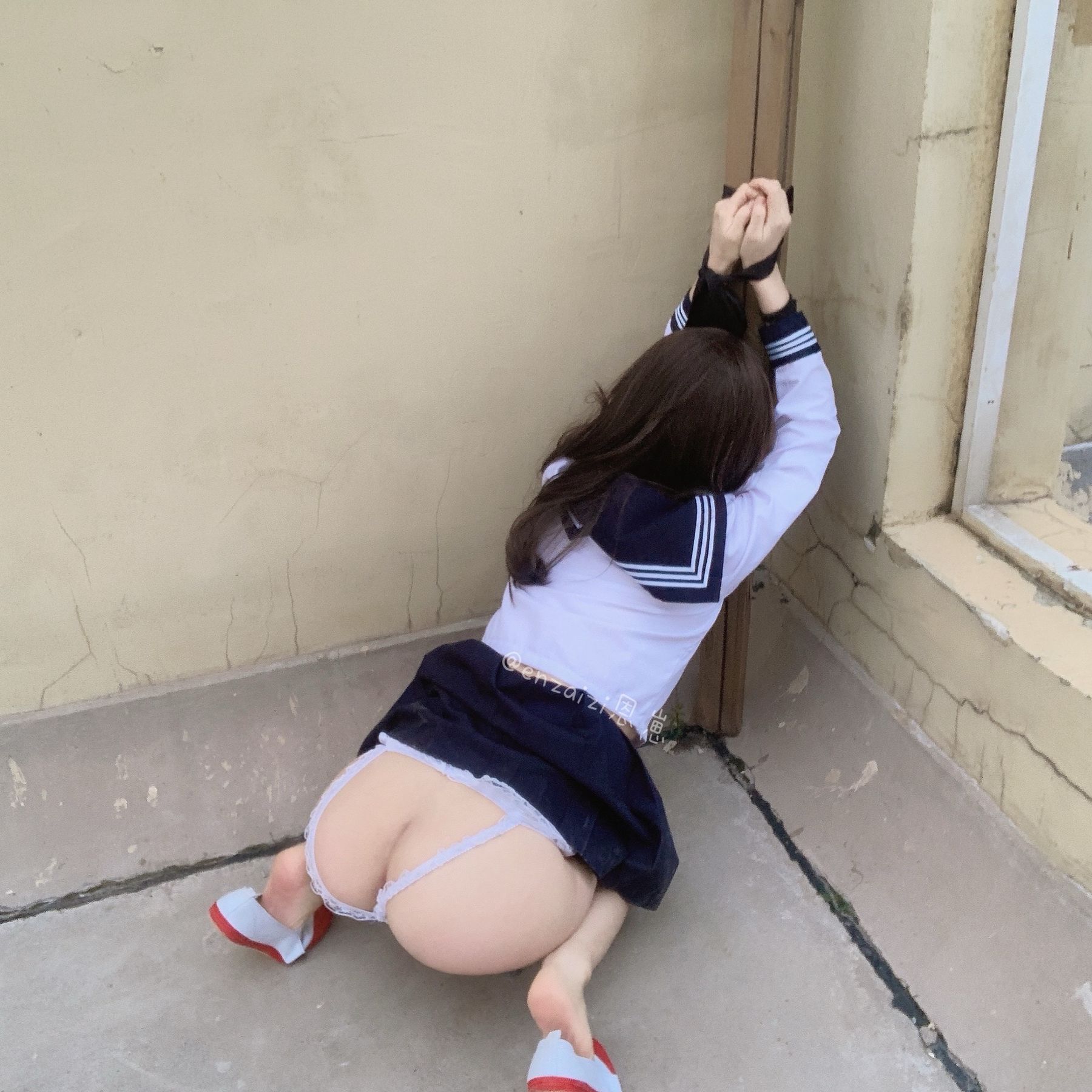 恩崽 - 天台水手服-图74