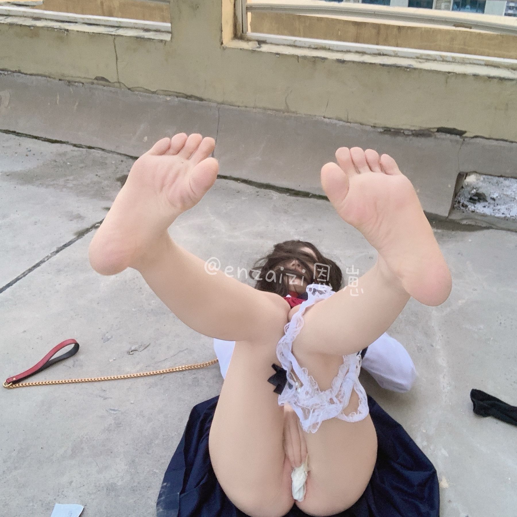 恩崽 - 天台水手服-图76