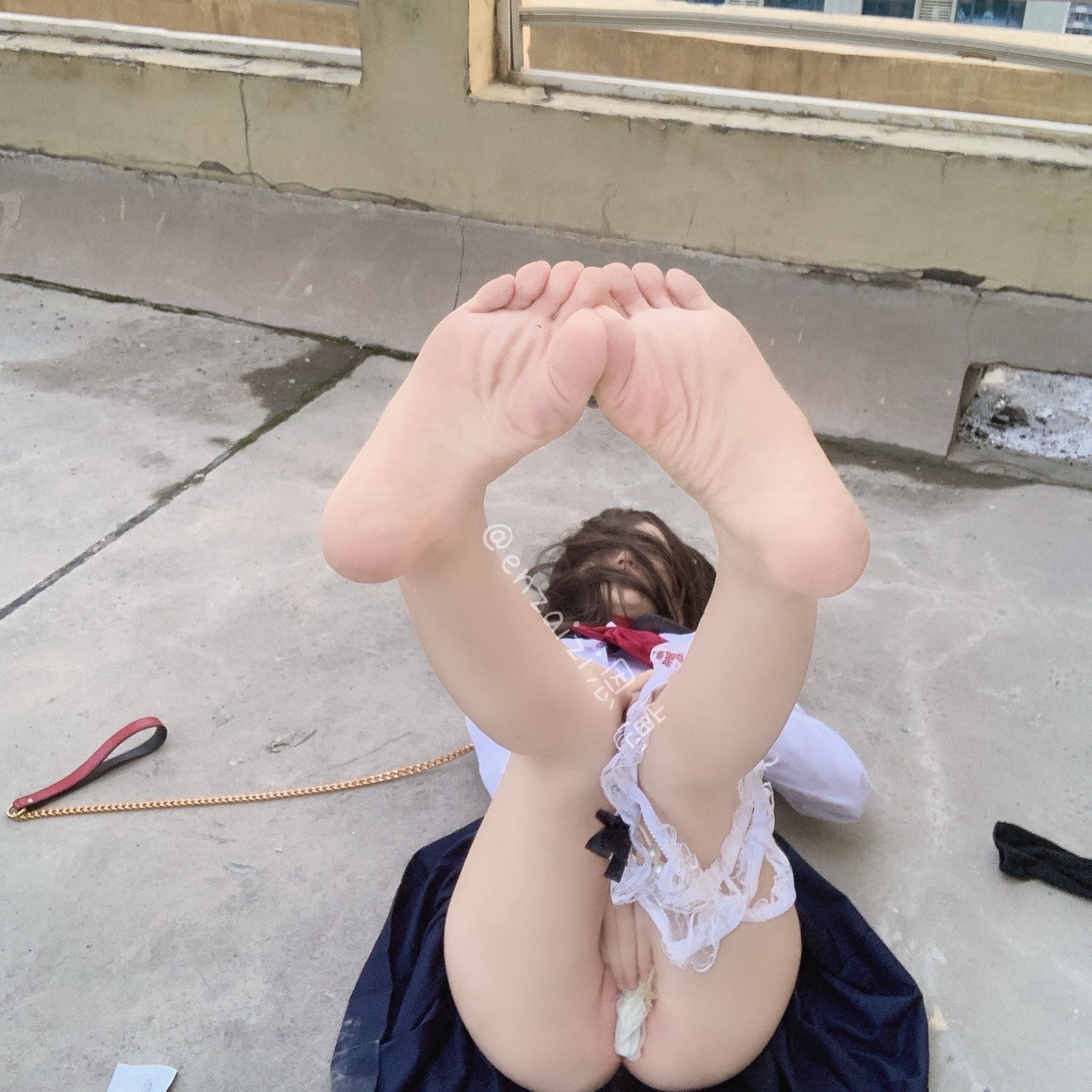 恩崽 - 天台水手服-图77