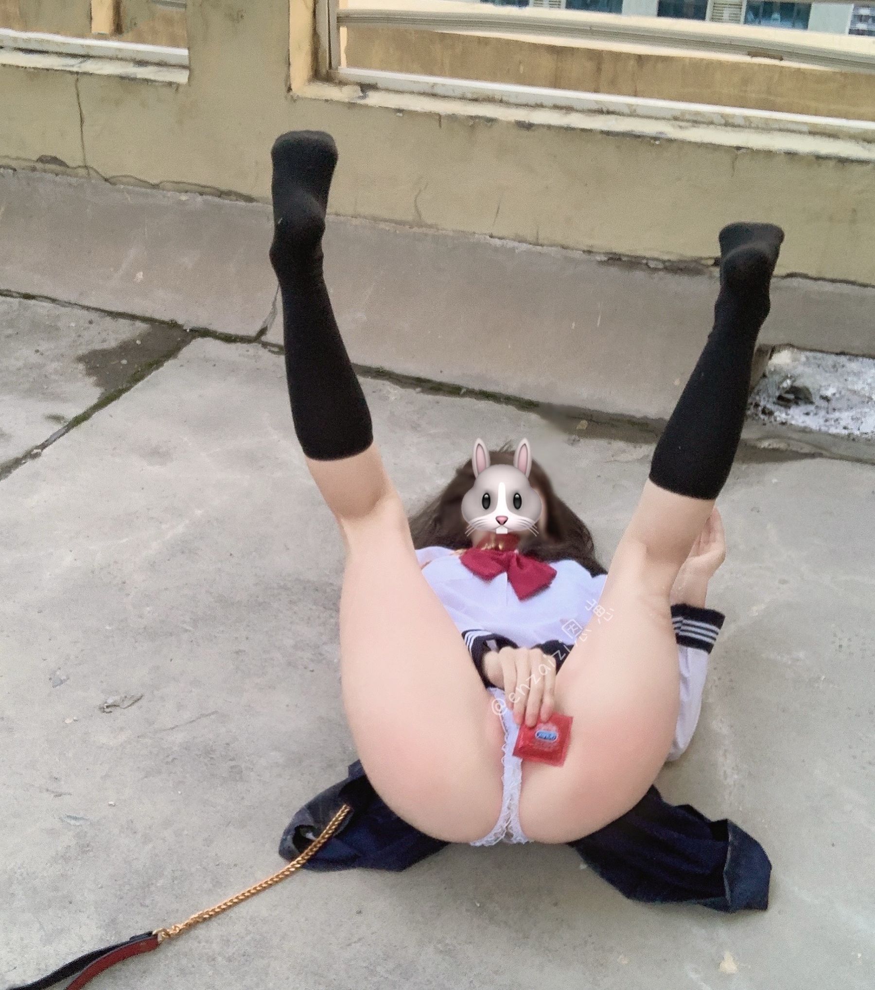 恩崽 - 天台水手服-图82