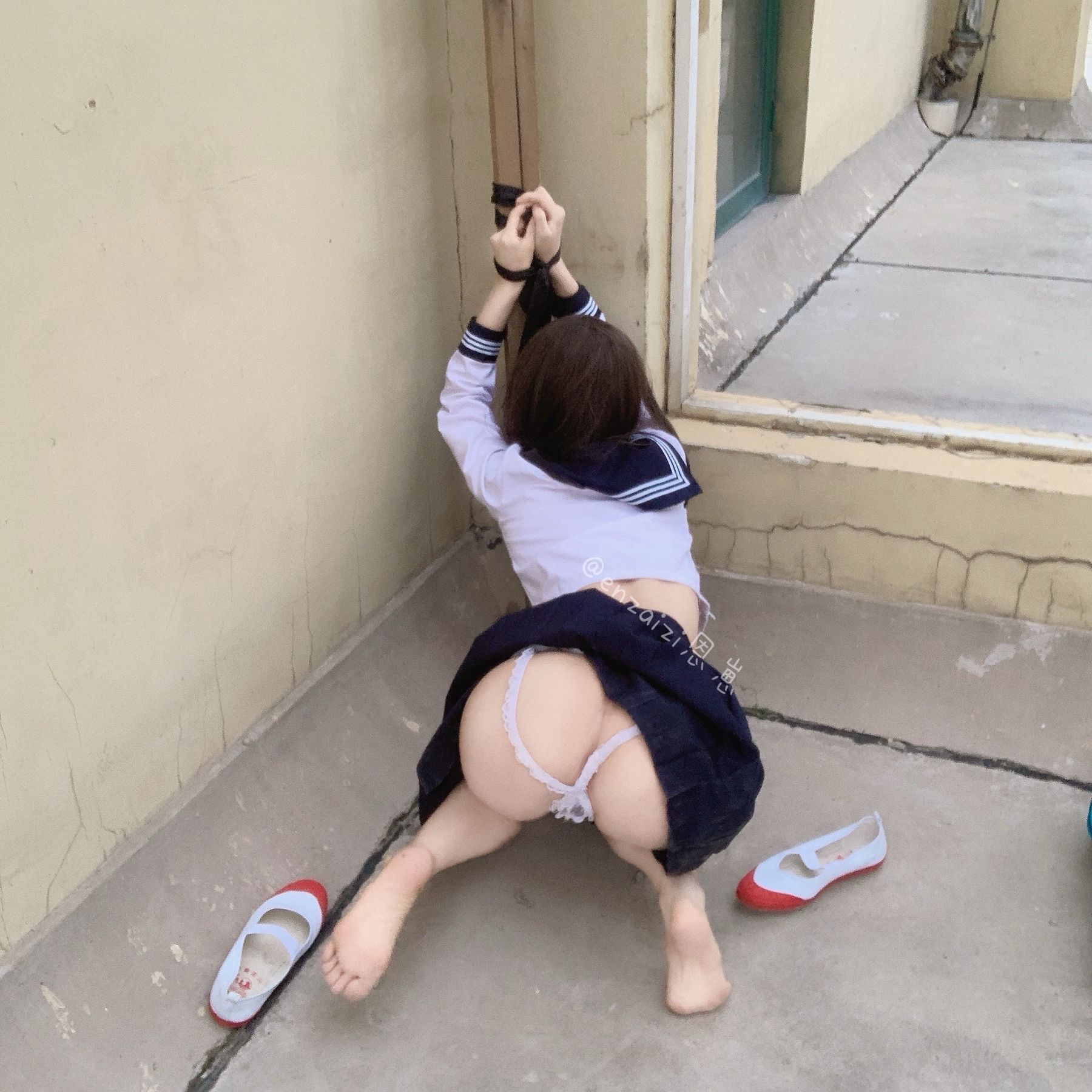 恩崽 - 天台水手服-图85