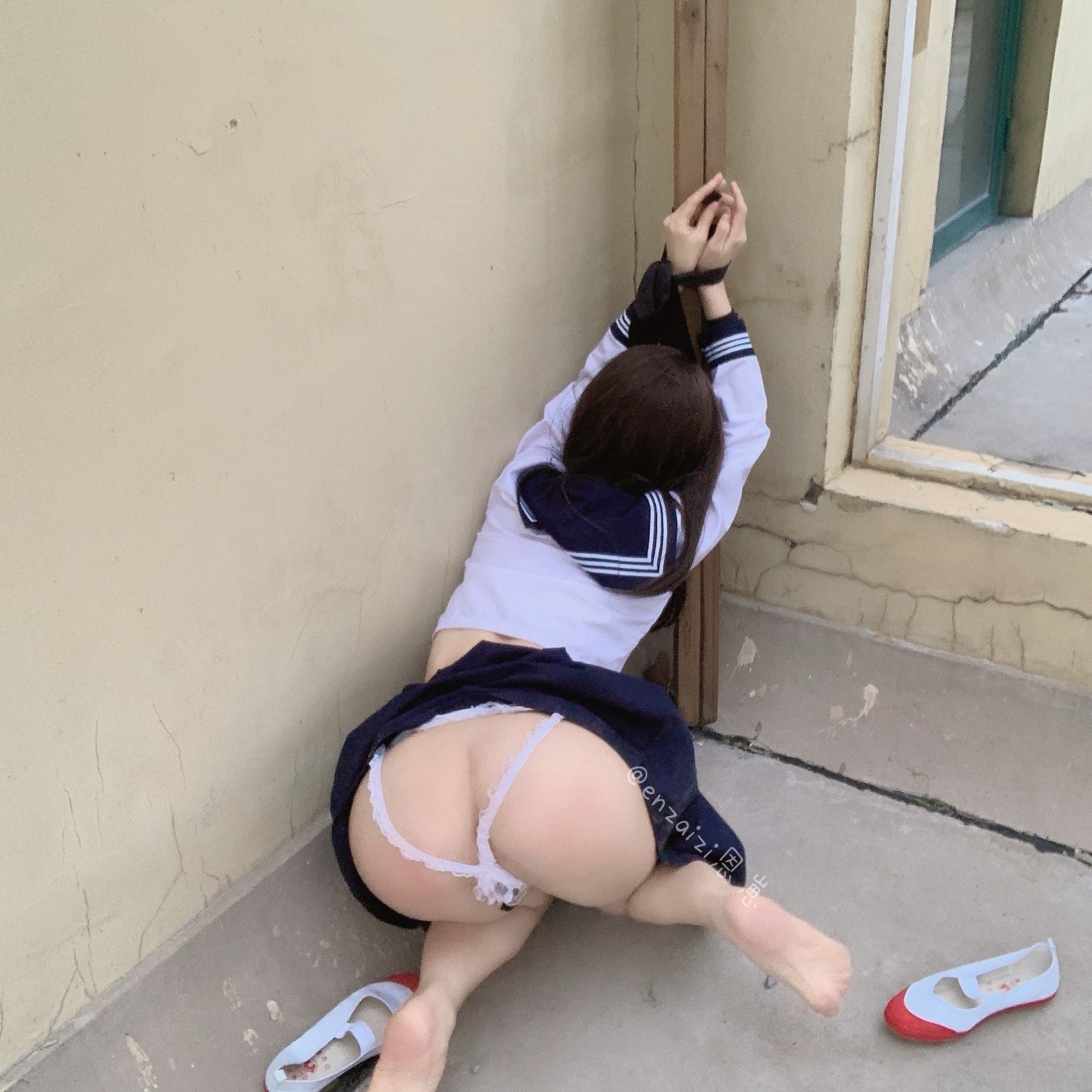 恩崽 - 天台水手服-图89