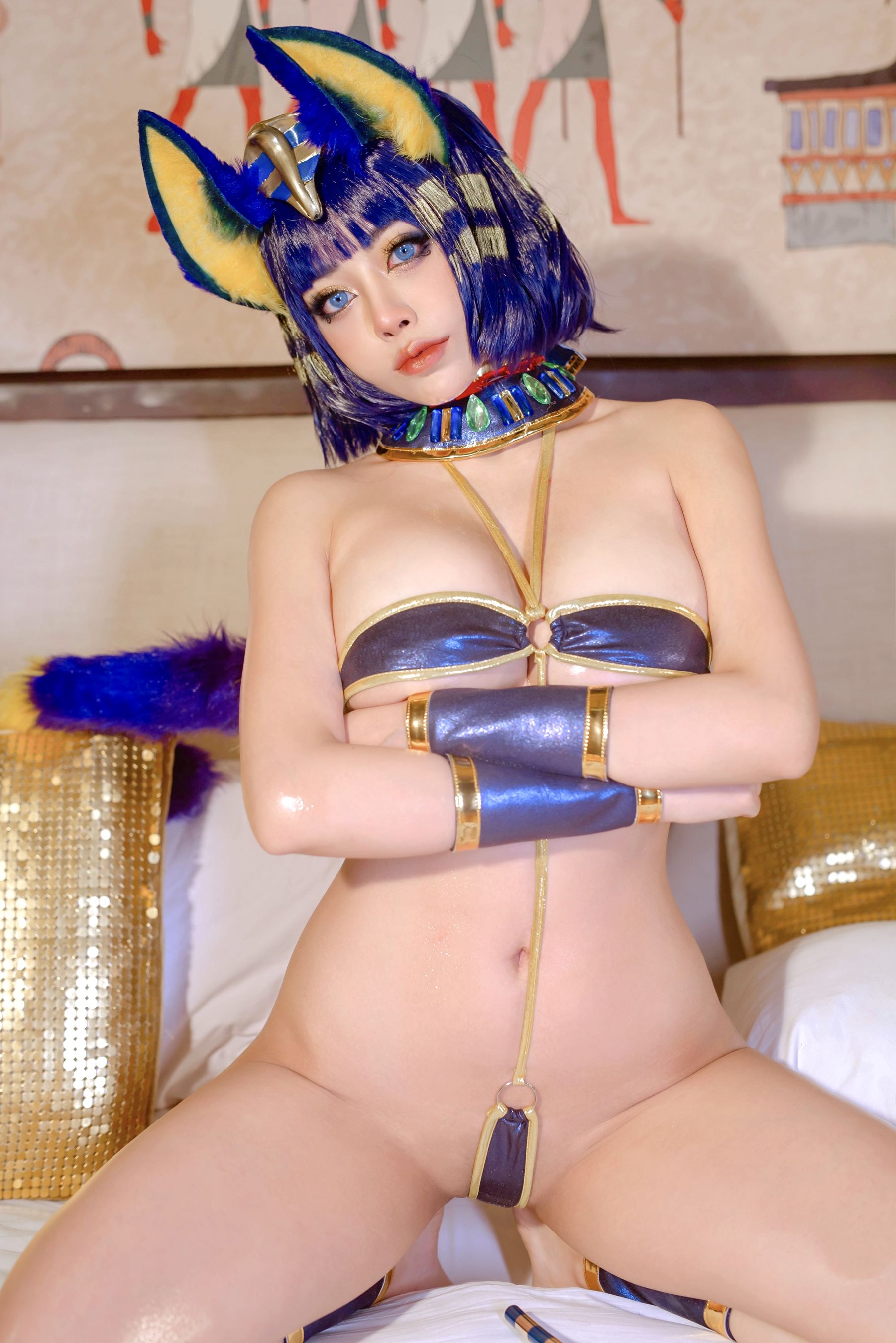 日本性感萝莉Byoru - Lewd Ankha-图50