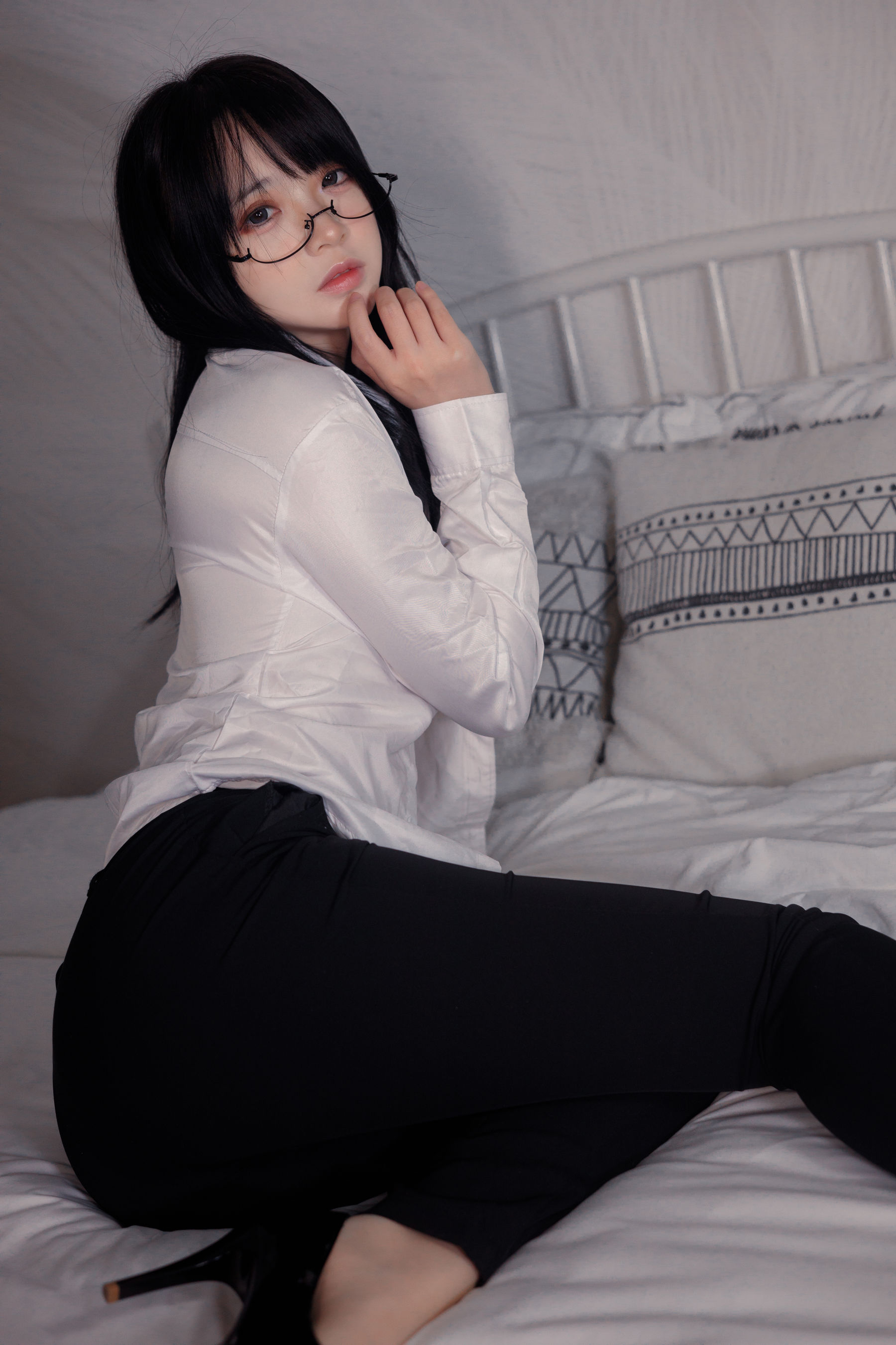 疯猫ss - 白色情人节福袋 长裤OL-图3