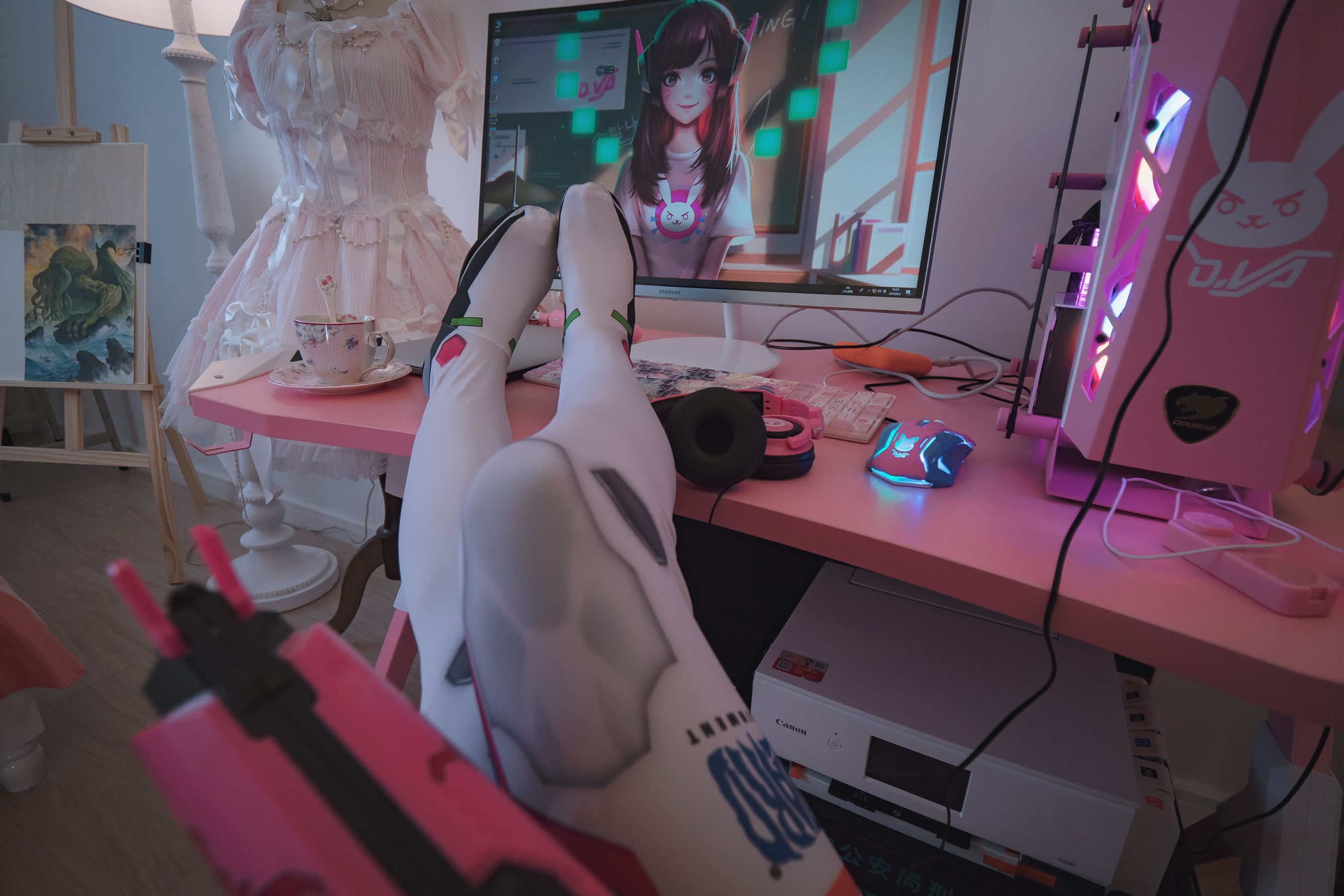 福利姬木花琳琳是勇者 - オーバーウォッチD.VA-图46