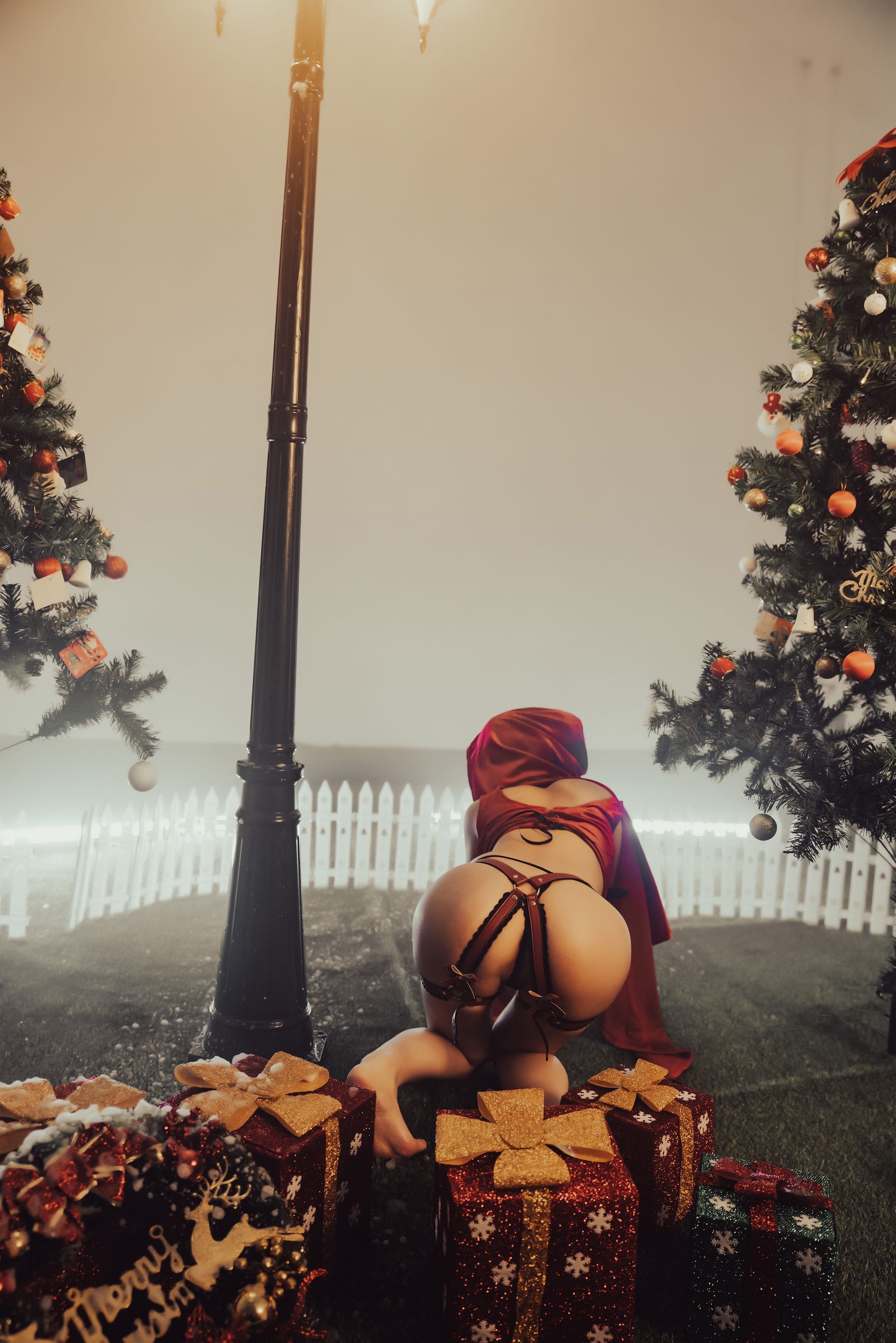 美少女晕崽 - 圣诞小红帽-图17