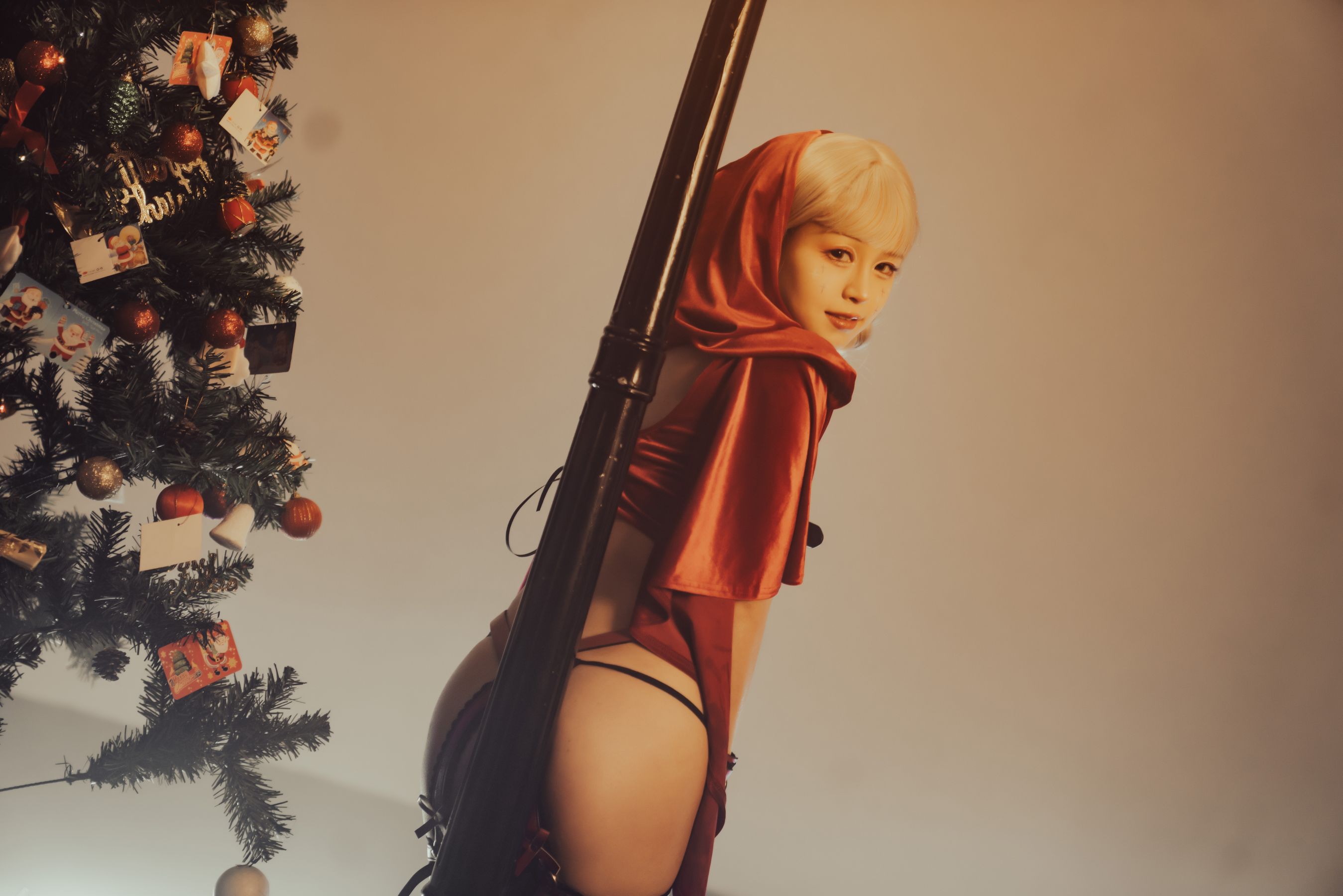 美少女晕崽 - 圣诞小红帽-图21