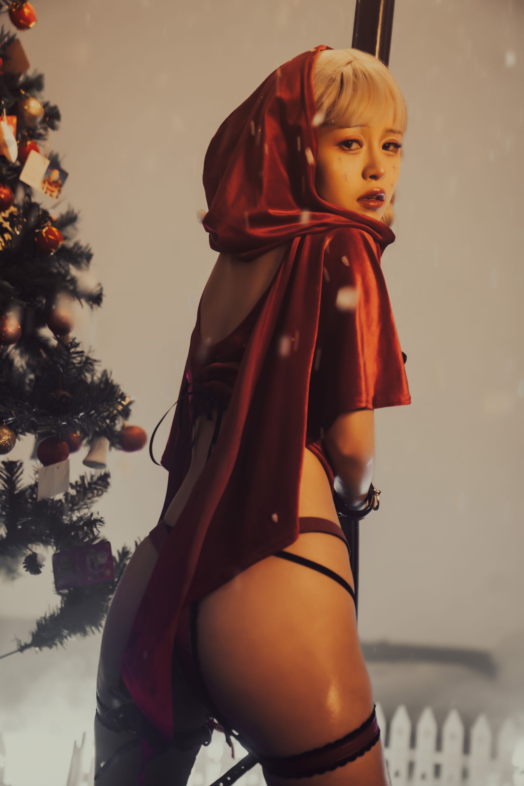 美少女晕崽 - 圣诞小红帽-图31