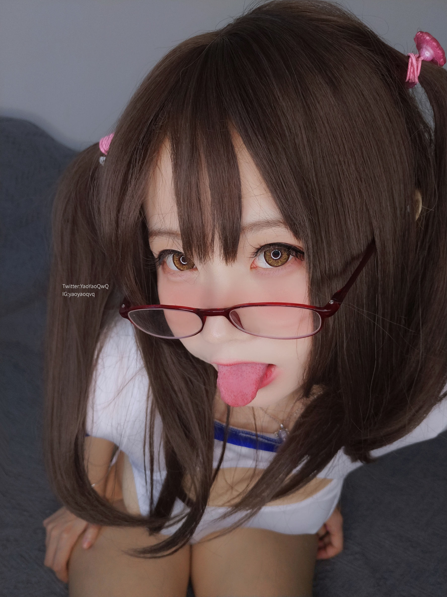 萌妹子Coser摇摇乐yoyo - 白丝死库水-图63