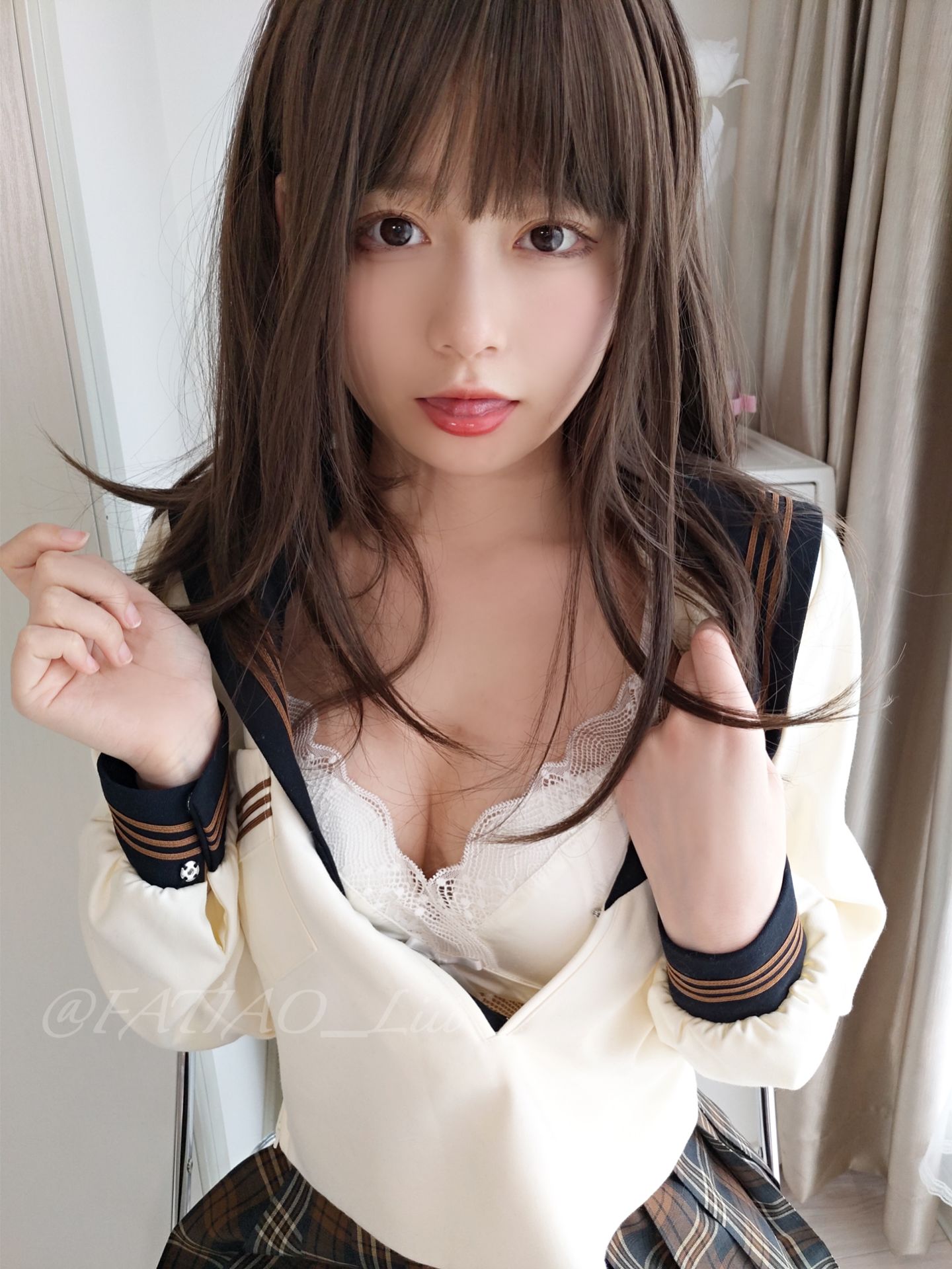 迷之呆梨(发条少女) - 制服を着た一日-图14