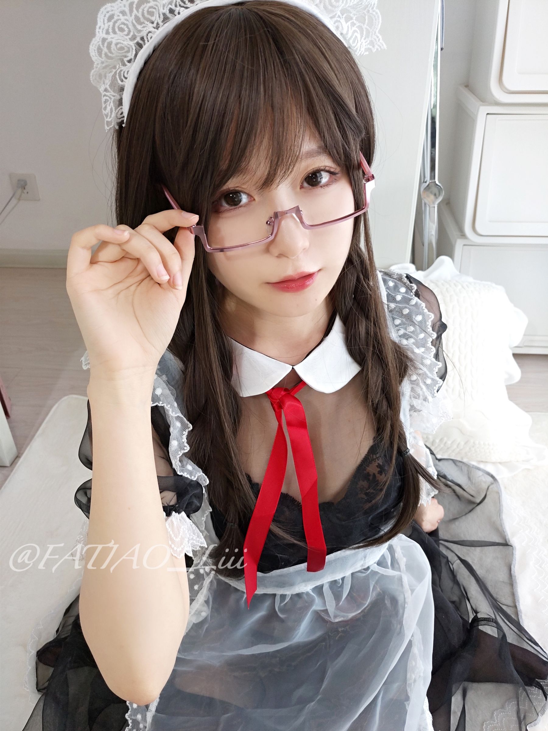 迷之呆梨(发条少女) - 黑丝女仆-图46