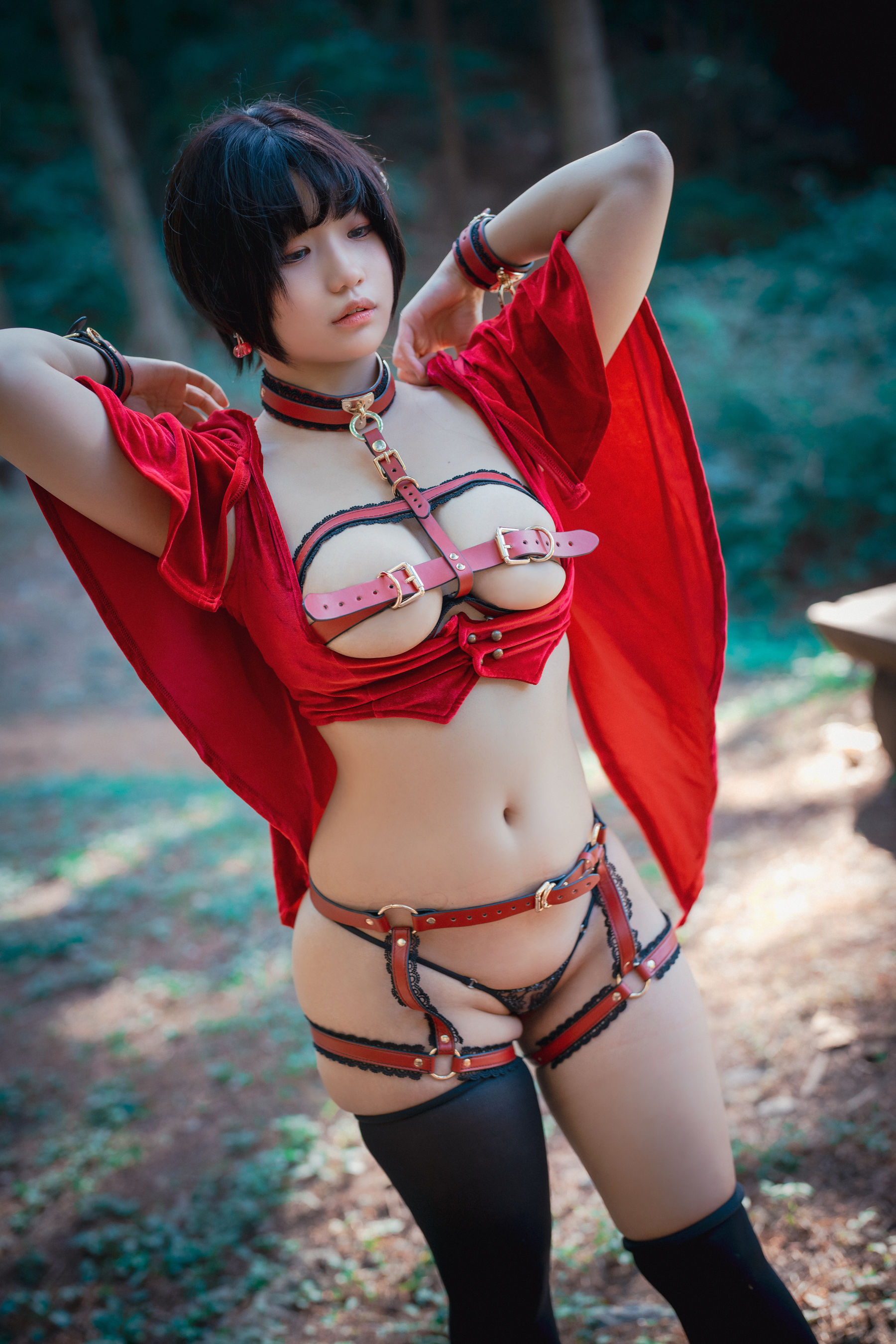 Mimmi - Naughty Red Hiring Hood-图102