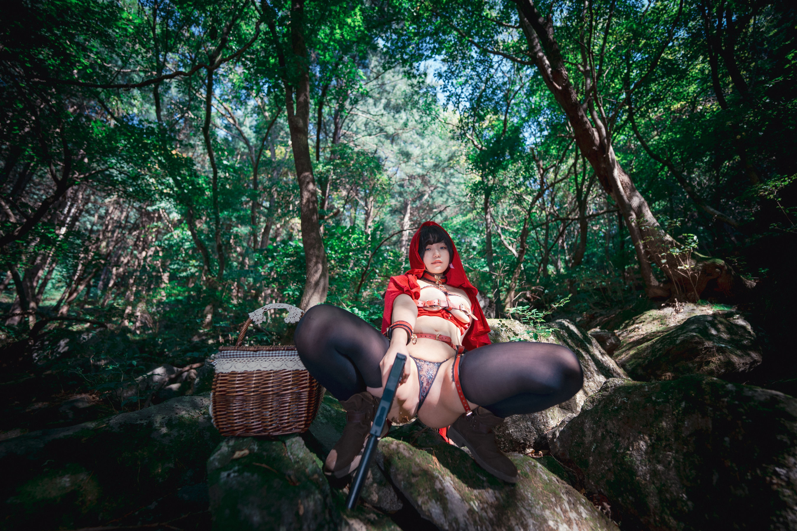 Mimmi - Naughty Red Hiring Hood-图51