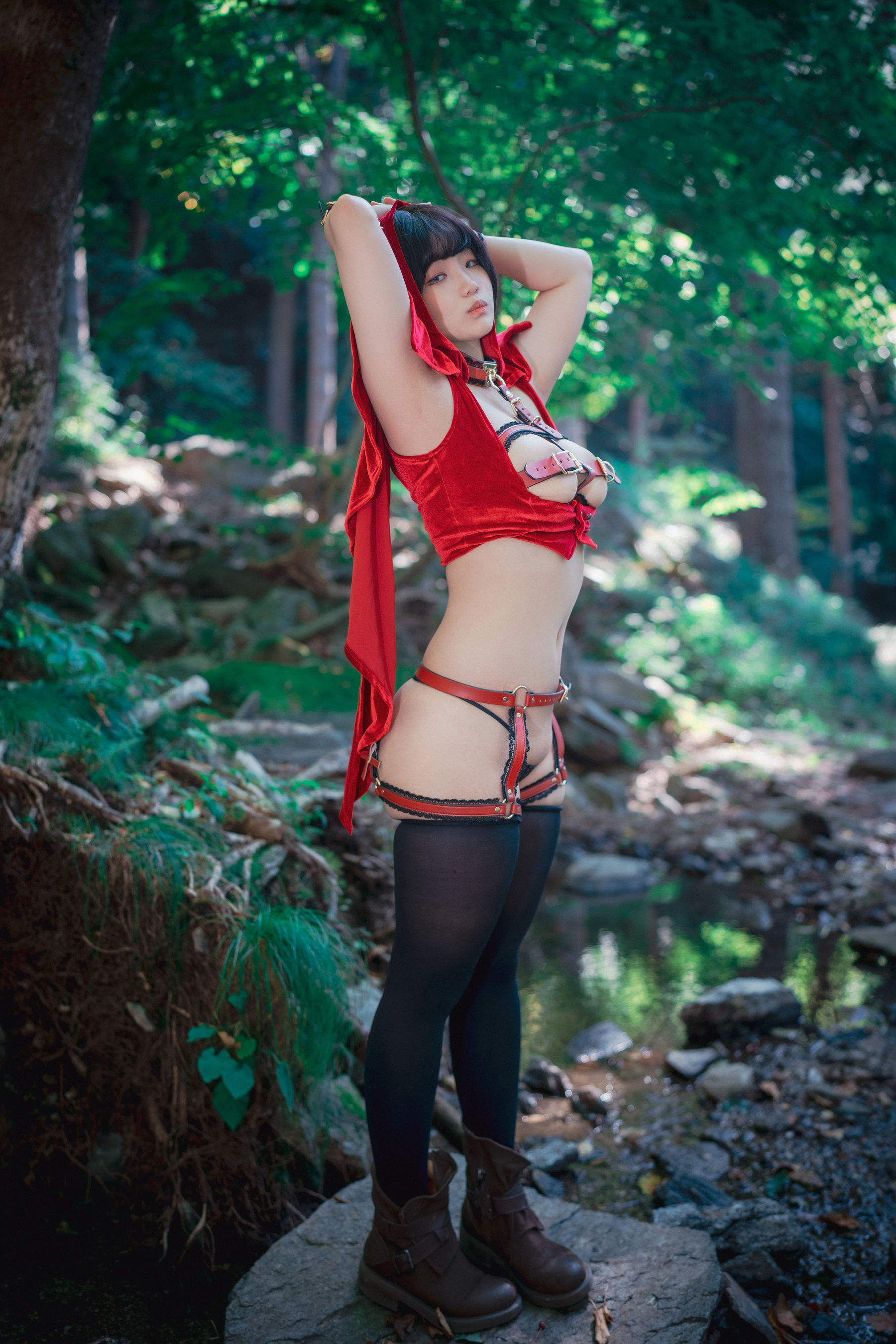 Mimmi - Naughty Red Hiring Hood-图54