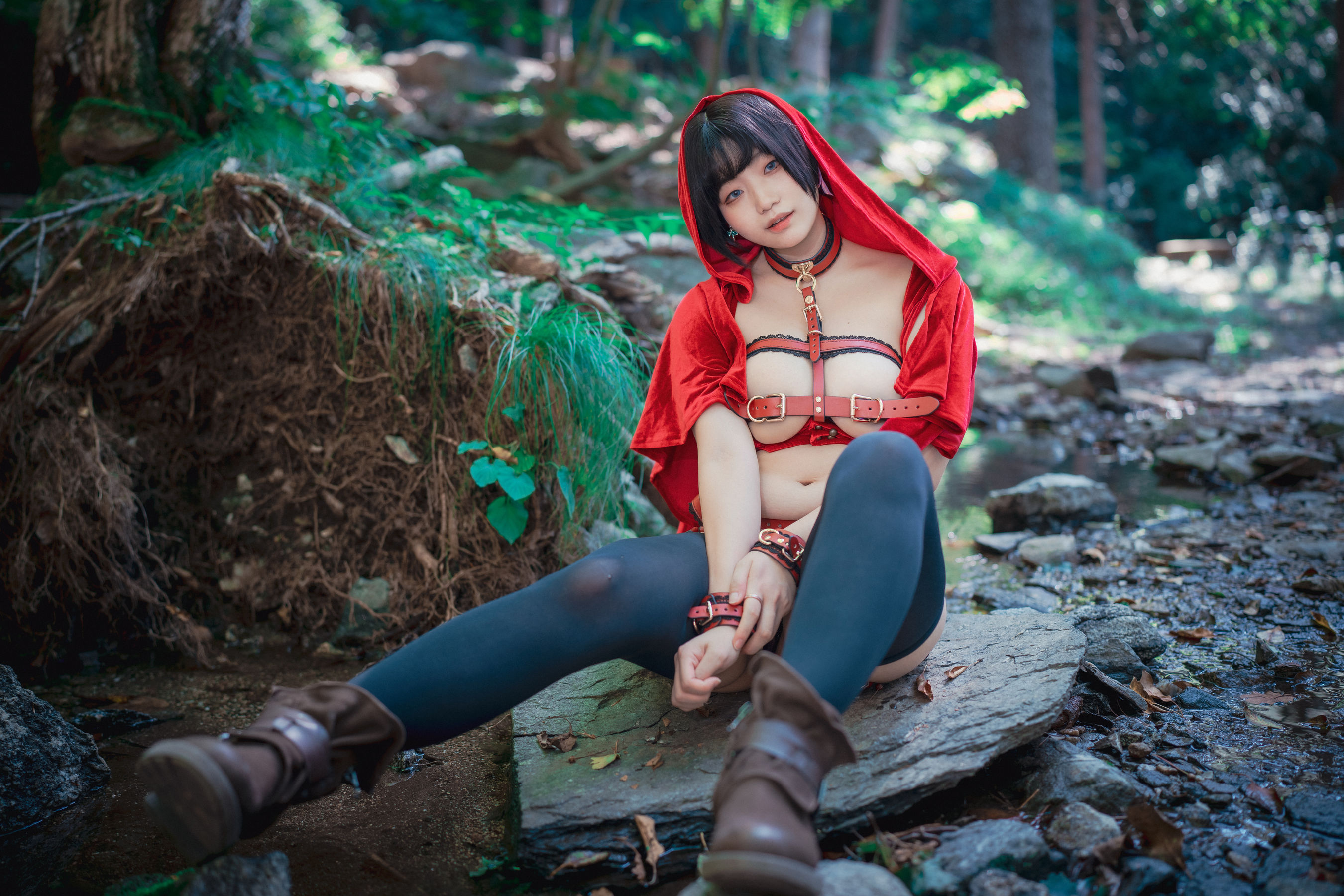 Mimmi - Naughty Red Hiring Hood-图56