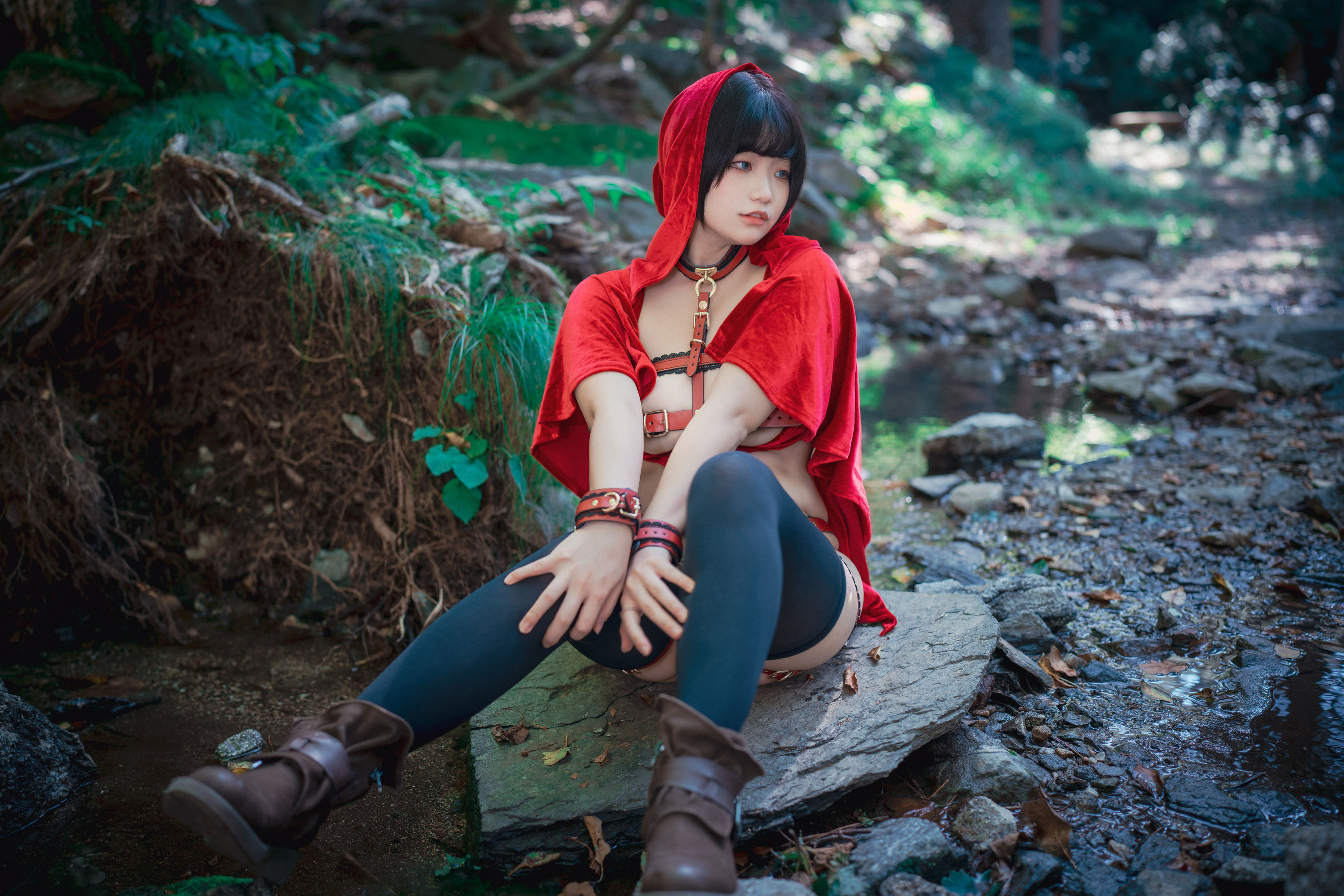 Mimmi - Naughty Red Hiring Hood-图57