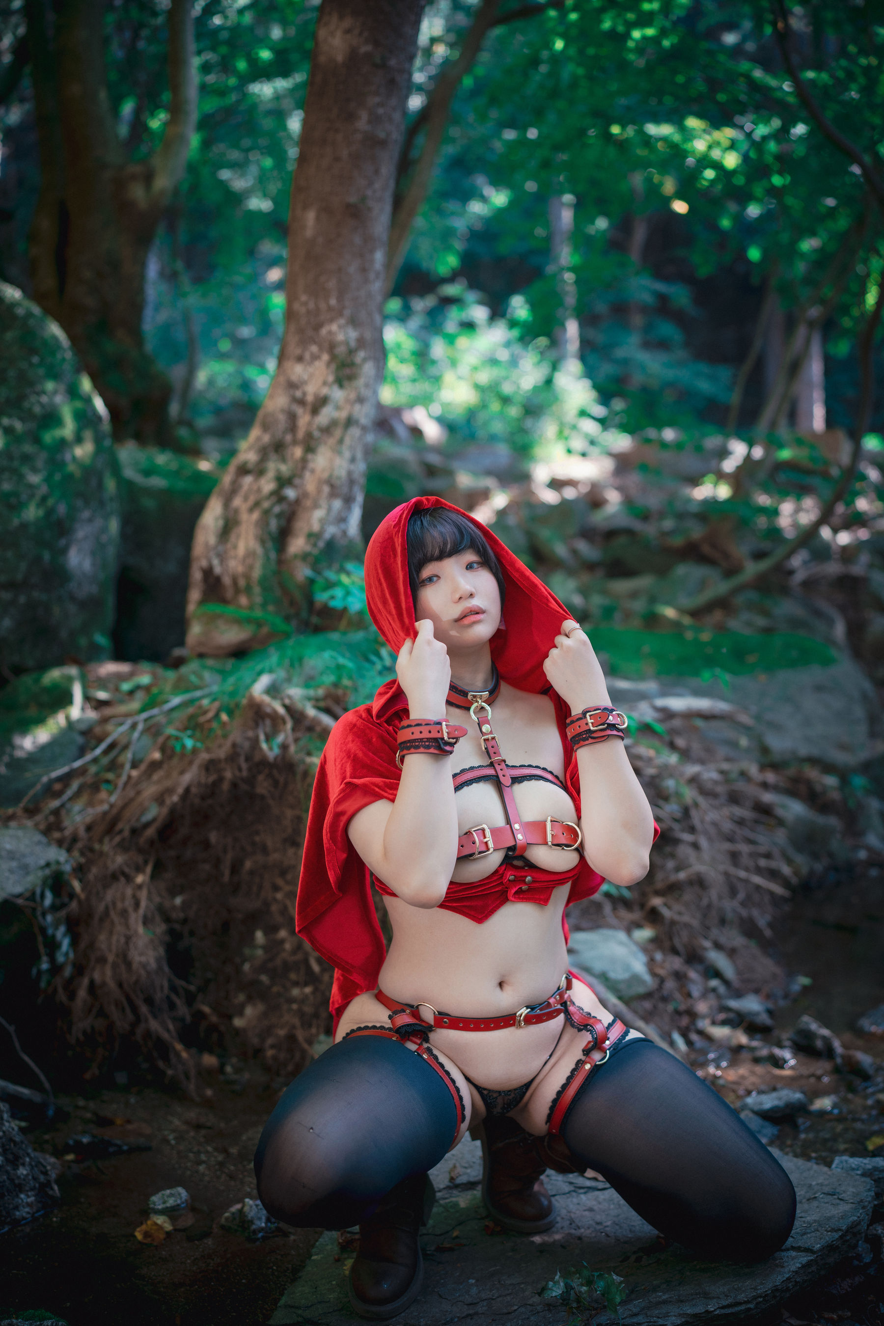 Mimmi - Naughty Red Hiring Hood-图61