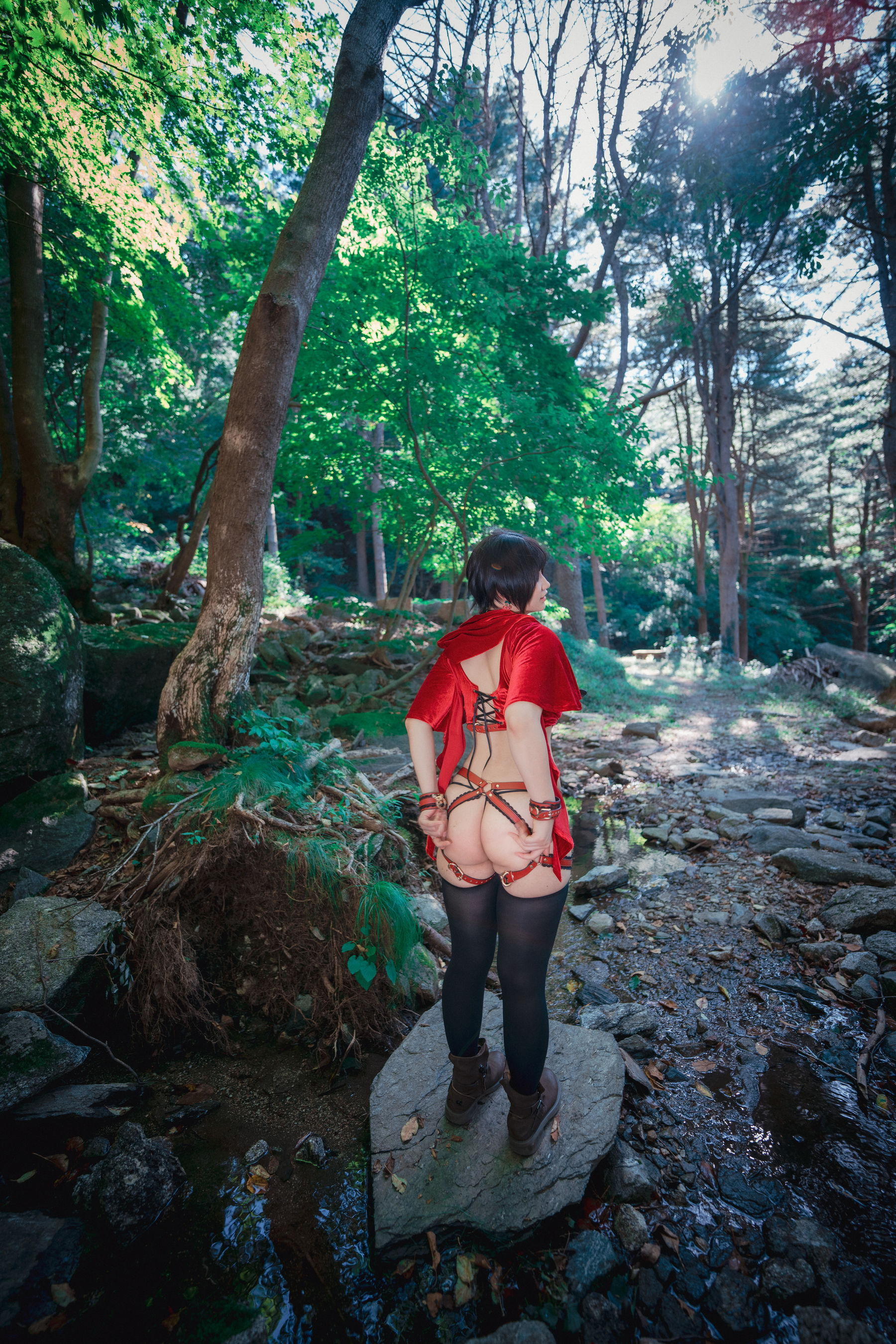 Mimmi - Naughty Red Hiring Hood-图69